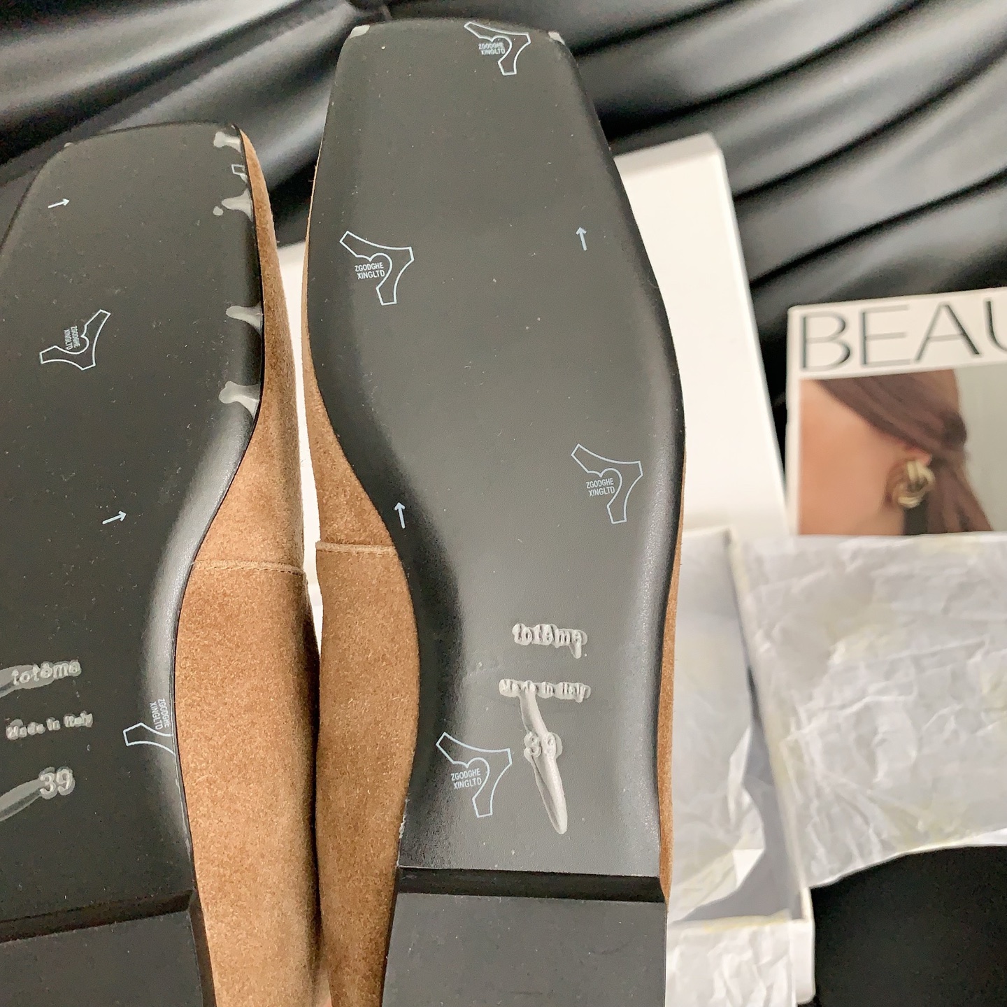 Toteme Twilight Winter Boots: Stylish, Simple, High-Quality Italian Leather (Size 35-39) - 图片 8