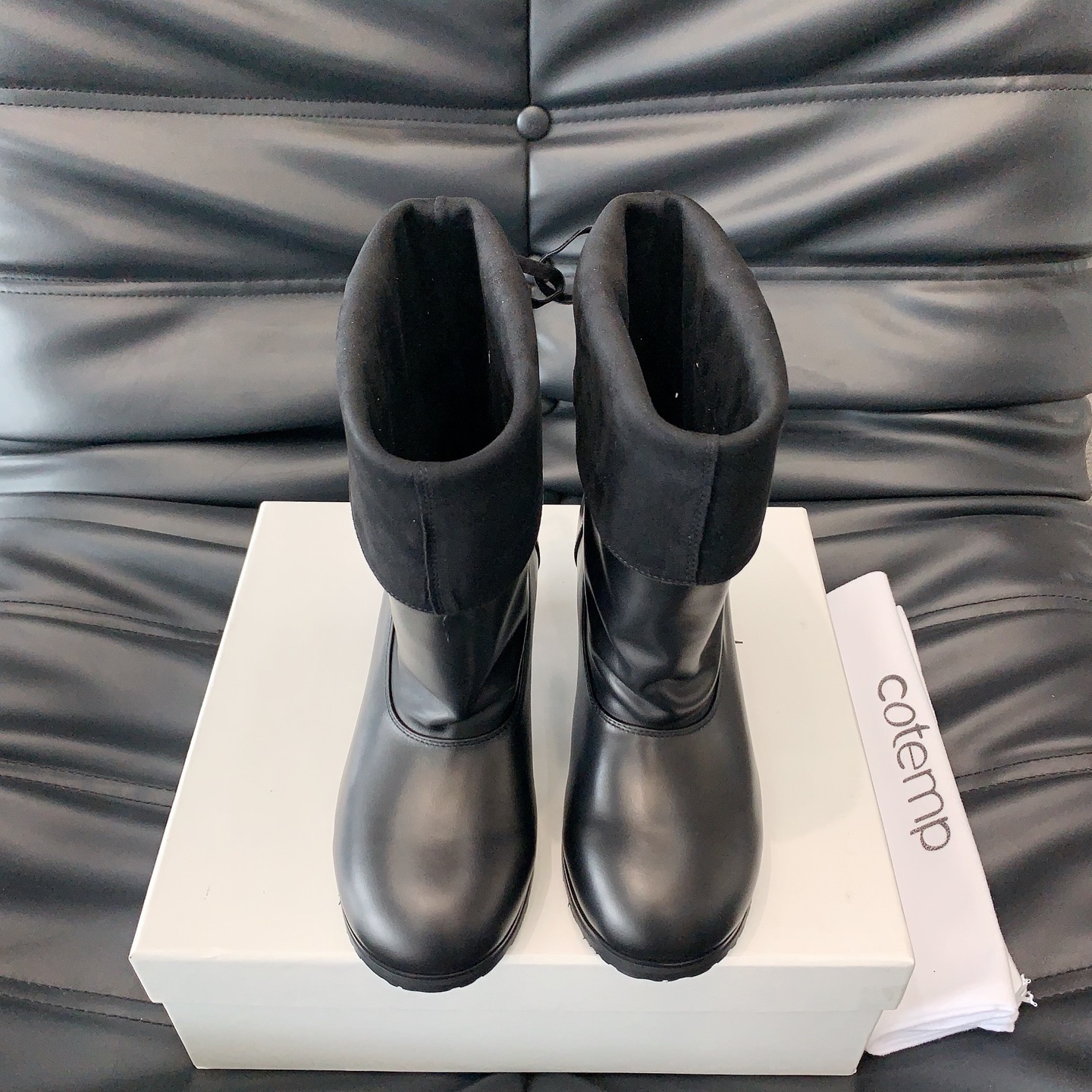 NO:467327,cotemp 2025 autumn new short boots, beautiful and easy to wear, fashionable weapon, five-star recommended cotemp niche high-end square-toe boots, cool and trendy, can make you soar in a straight line with cowhide fabric, sheepskin inner, private model combination sole, size 35-39# (40# can be customized without return), boots, boots, cowhide, sheepskin19860909cotemp 2025秋款新款短靴 好看又好穿, 时髦利器,五星推荐cotemp 小众高级感方头靴,又酷又潮,能让你回头率直线飙升对版牛皮面料,羊皮内里,对版私模组合大底,码数35-39#（40#可订做不退换）,靴子,boots,cowhide,sheepskin,Women's Shoes