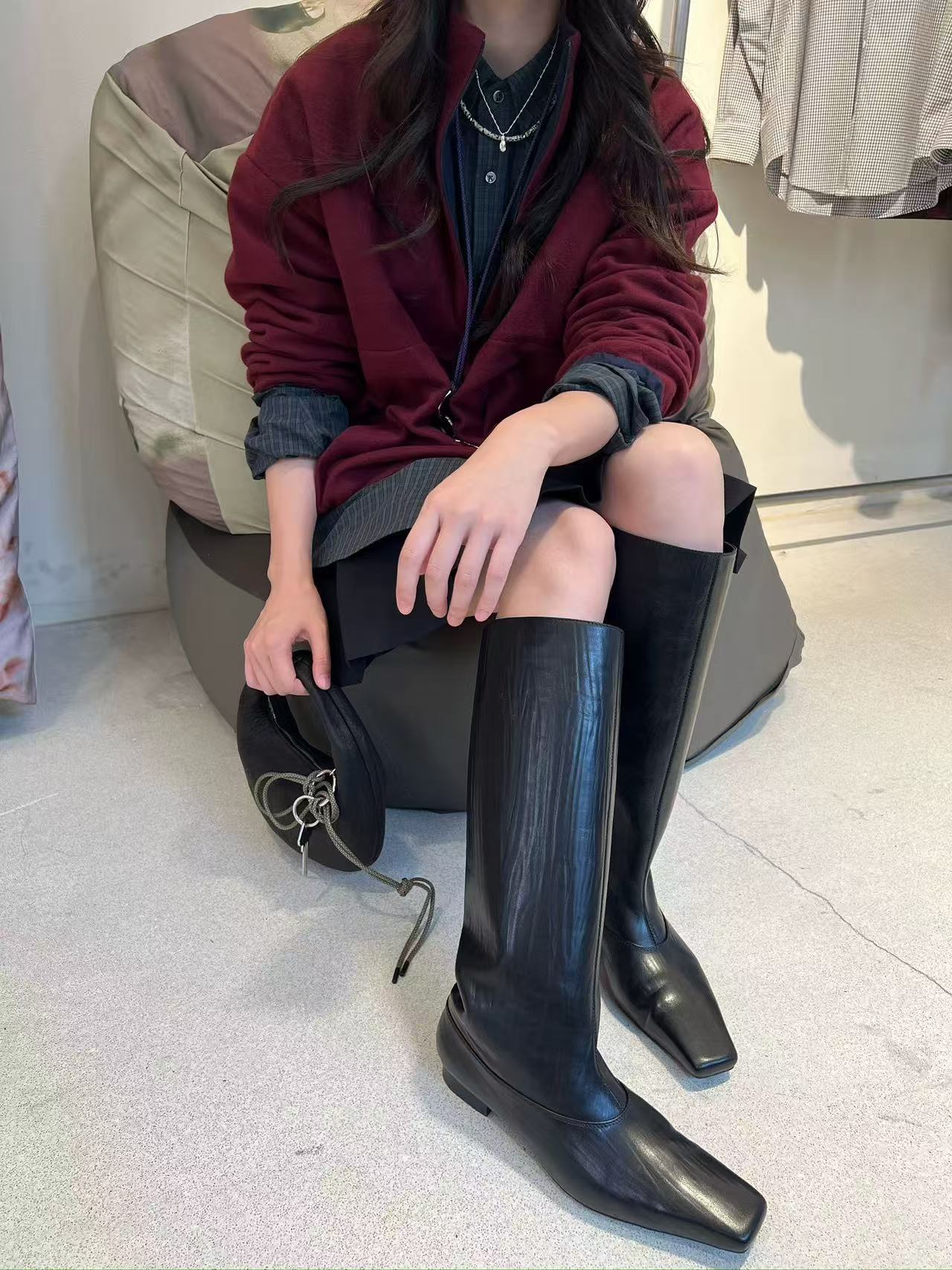 NO:560802,Outfit demonstration, boots, boots19860909穿搭示范,靴子,boots,Women's Shoes