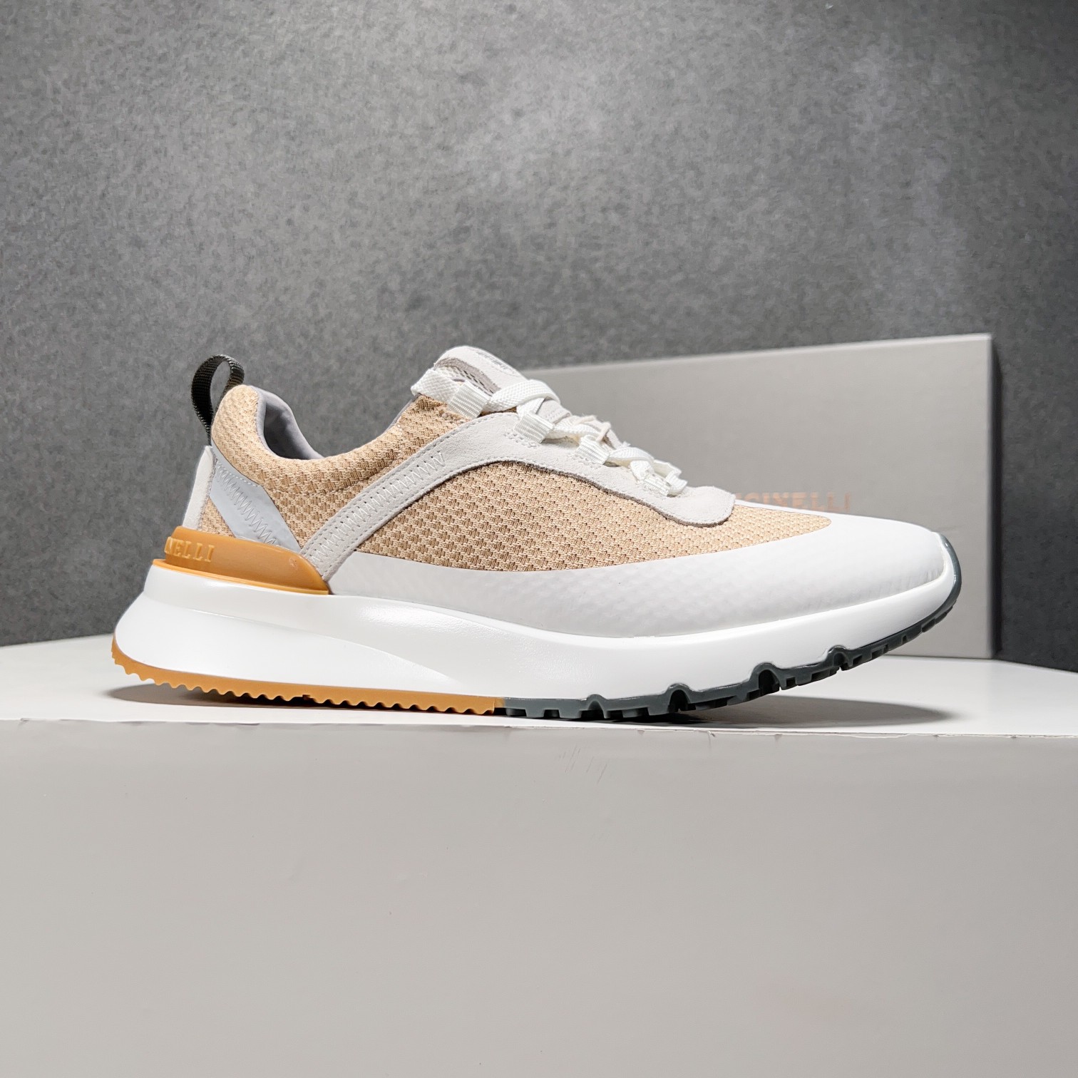 BC Nuevo Brunello Cucinell* Mixed Colour Knit Low Top Sneakers Precio oficial RMB, Los hilos clásico
