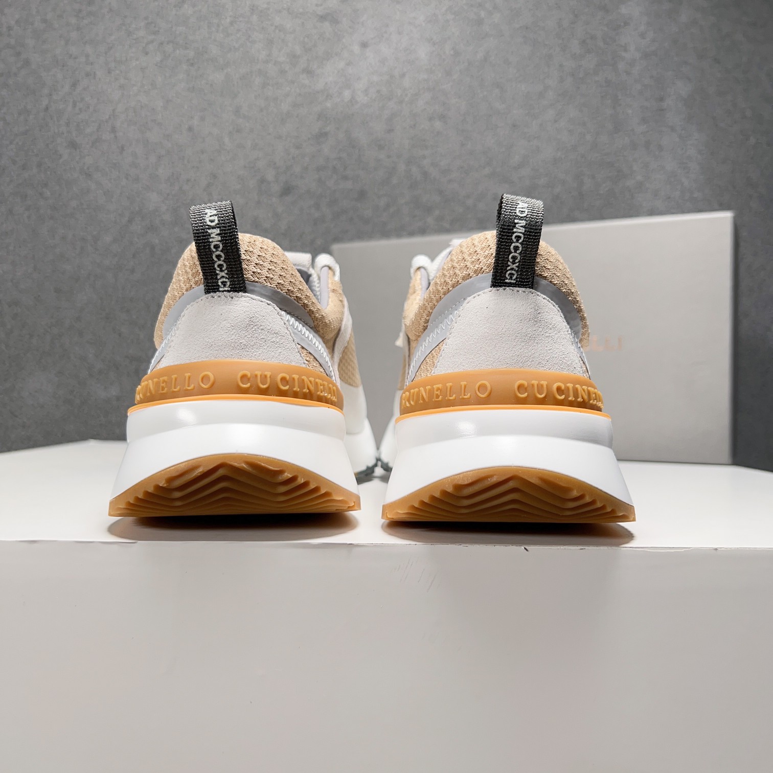 BC Nuevo Brunello Cucinell* Mixed Colour Knit Low Top Sneakers Precio oficial RMB, Los hilos clásico
