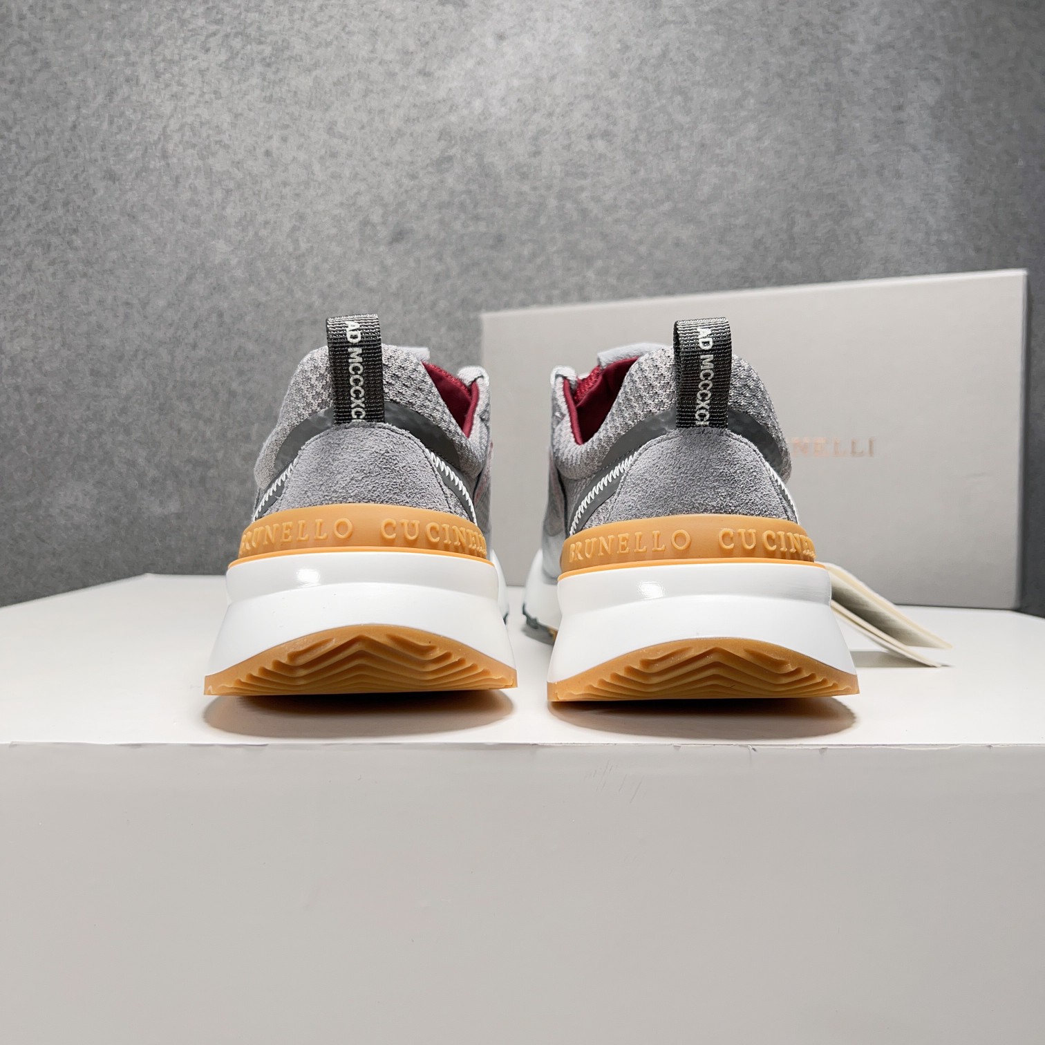 BC Nuevo Brunello Cucinell* Mixed Colour Knit Low Top Sneakers Precio oficial RMB, Los hilos clásico