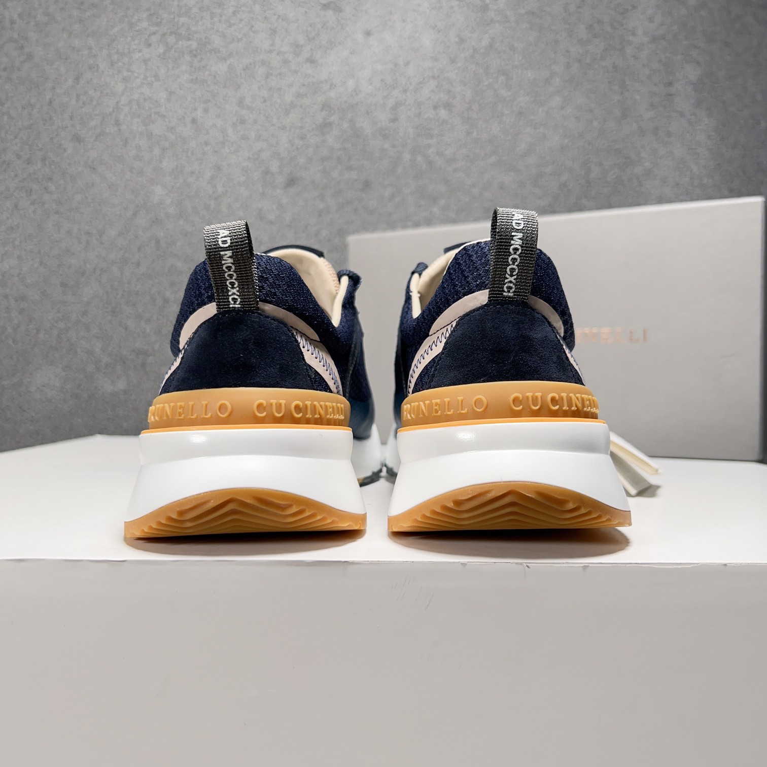 BC Nuevo Brunello Cucinell* Mixed Colour Knit Low Top Sneakers Precio oficial RMB, Los hilos clásico