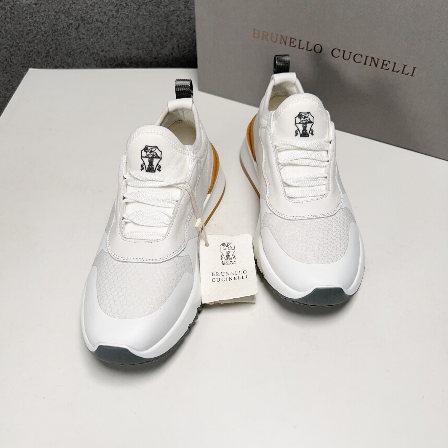 BC Nuevo Brunello Cucinell* Mixed Colour Knit Low Top Sneakers Precio oficial RMB, Los hilos clásico