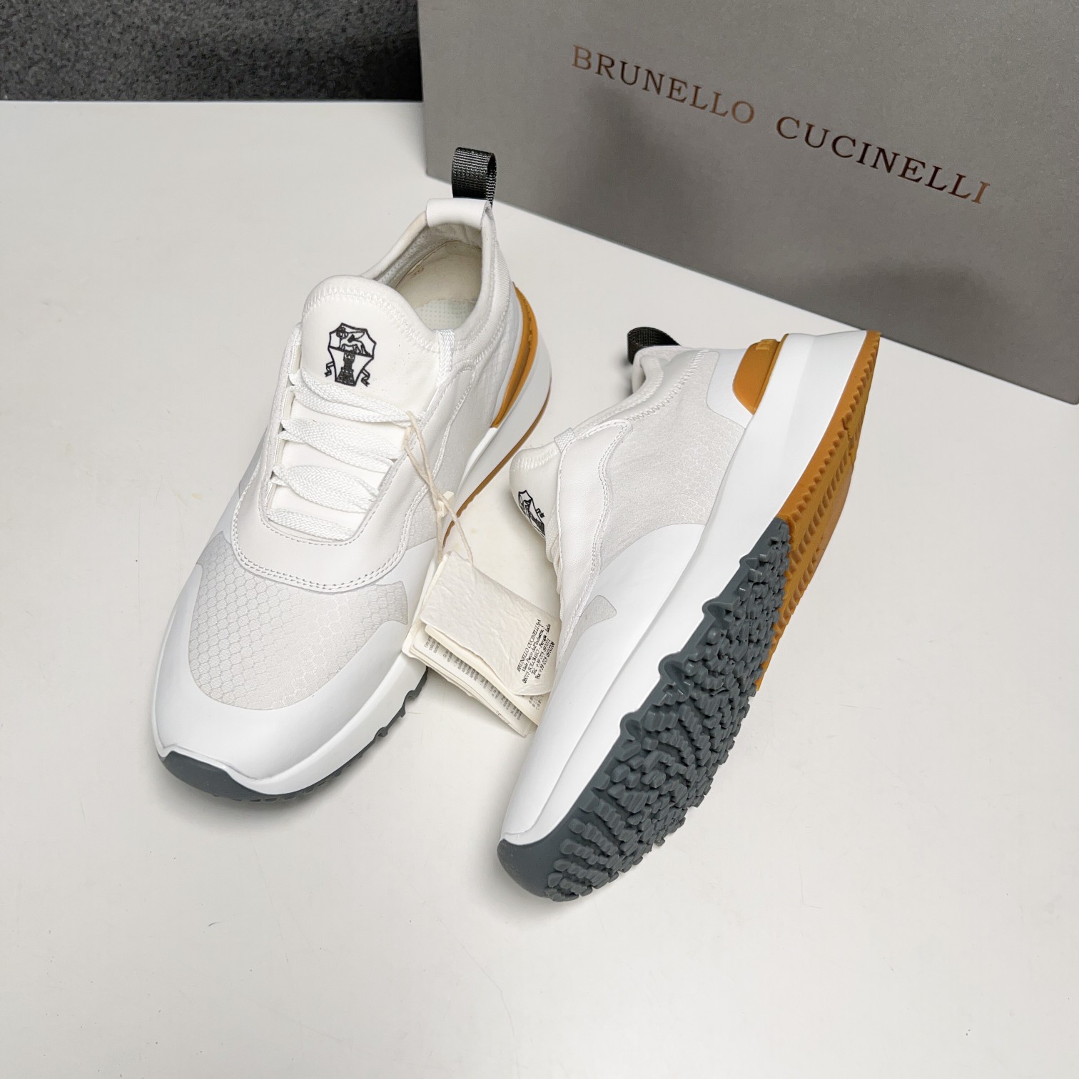 BC Nuevo Brunello Cucinell* Mixed Colour Knit Low Top Sneakers Precio oficial RMB, Los hilos clásico