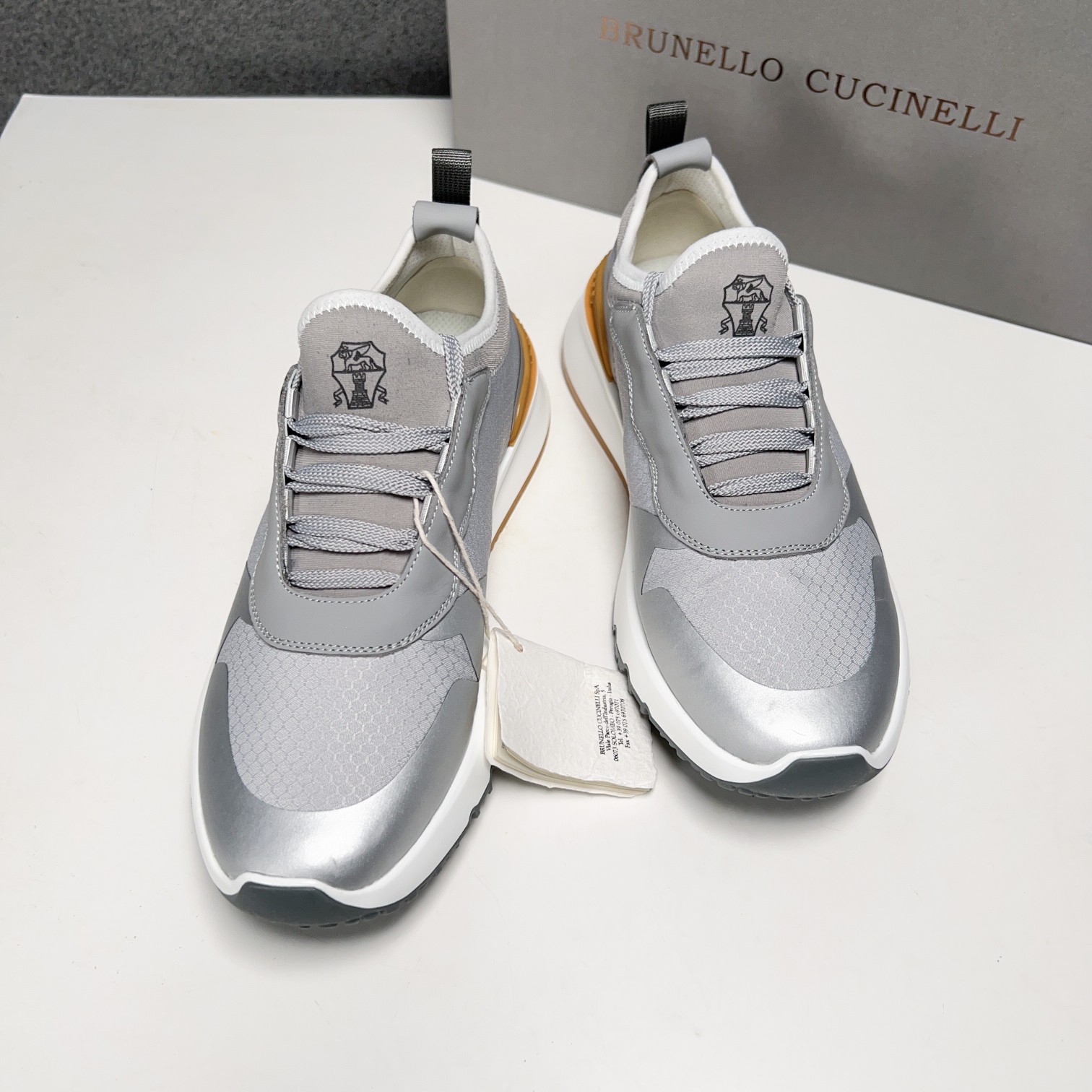 BC Nuevo Brunello Cucinell* Mixed Colour Knit Low Top Sneakers Precio oficial RMB, Los hilos clásico