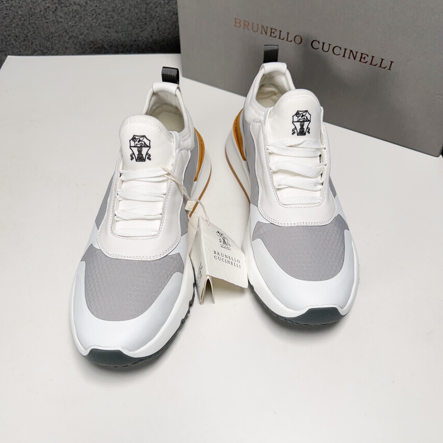 BC Nuevo Brunello Cucinell* Mixed Colour Knit Low Top Sneakers Precio oficial RMB, Los hilos clásico