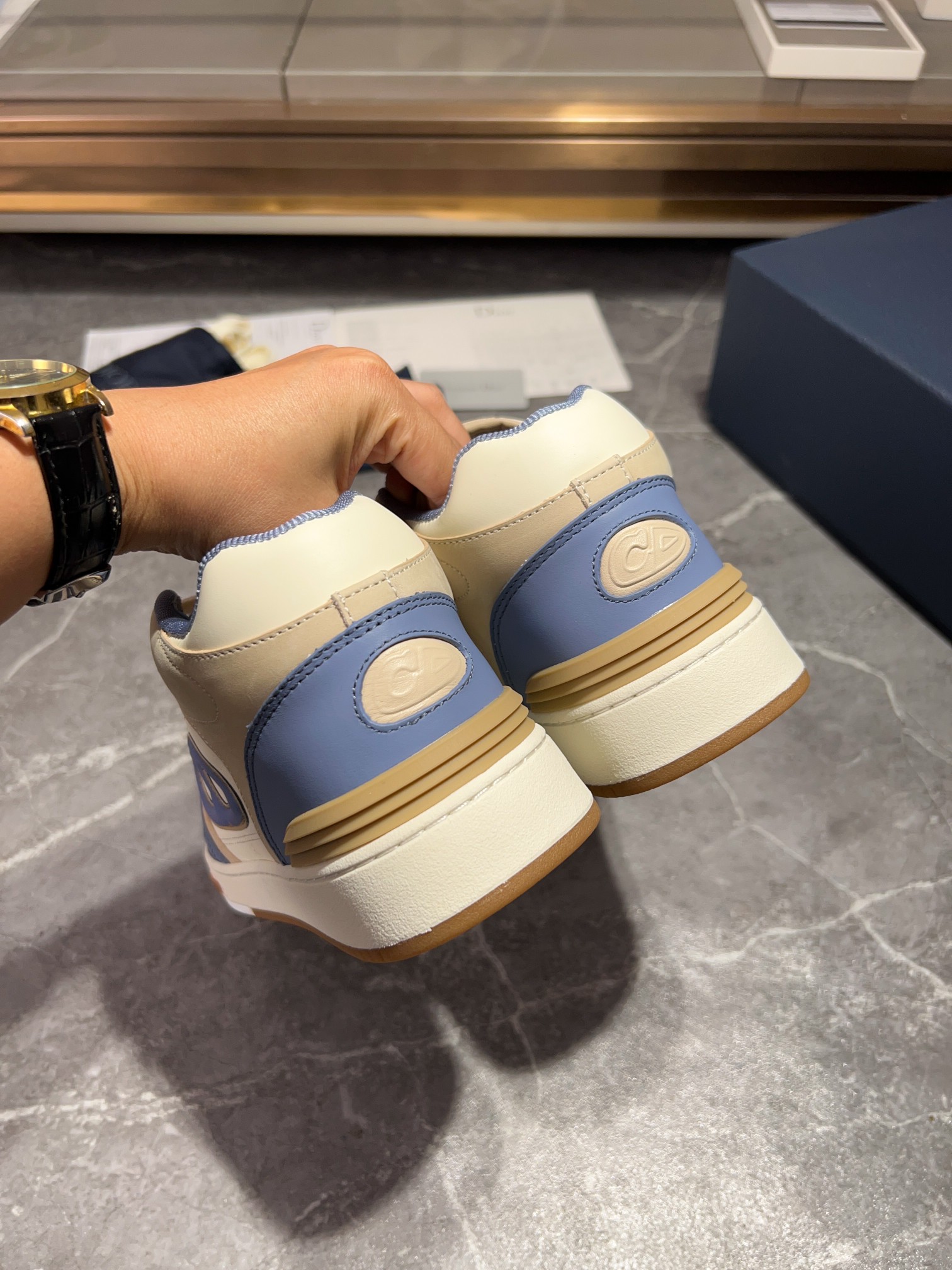 [la última coincidencia de color] Dior Dior serie B57 modelos de pareja zapatillas de deporte casual