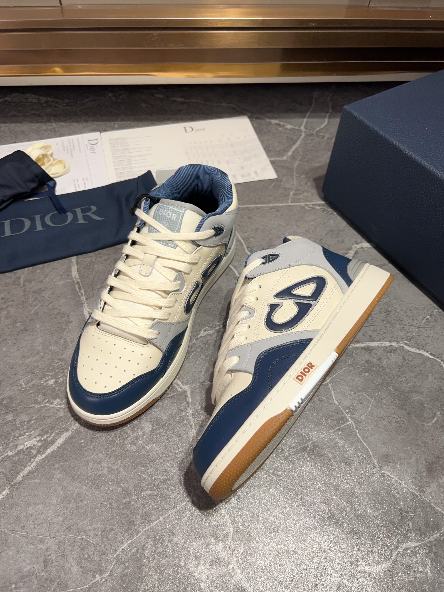 [la última coincidencia de color] Dior Dior serie B57 modelos de pareja zapatillas de deporte casual