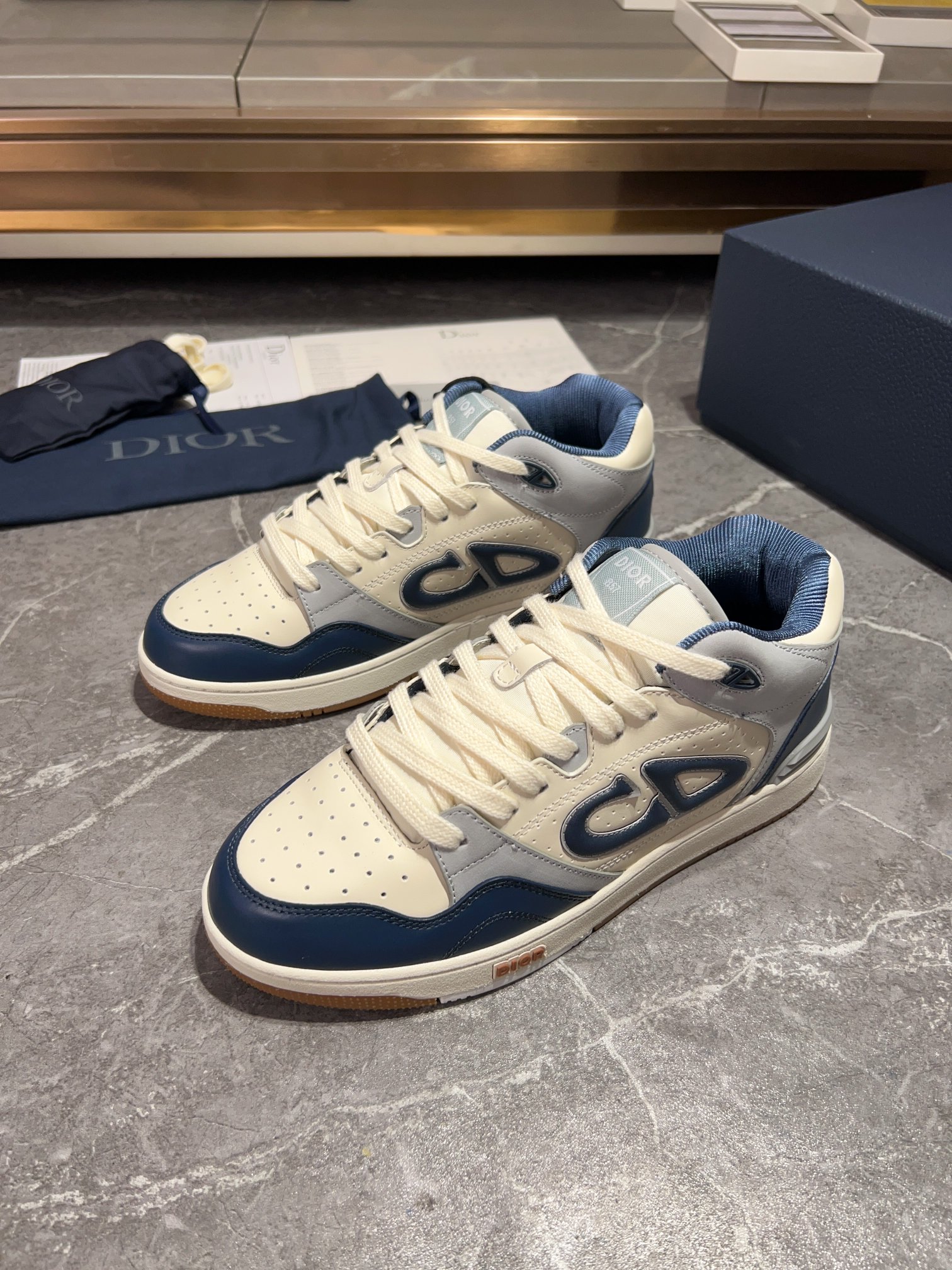 [la última coincidencia de color] Dior Dior serie B57 modelos de pareja zapatillas de deporte casual