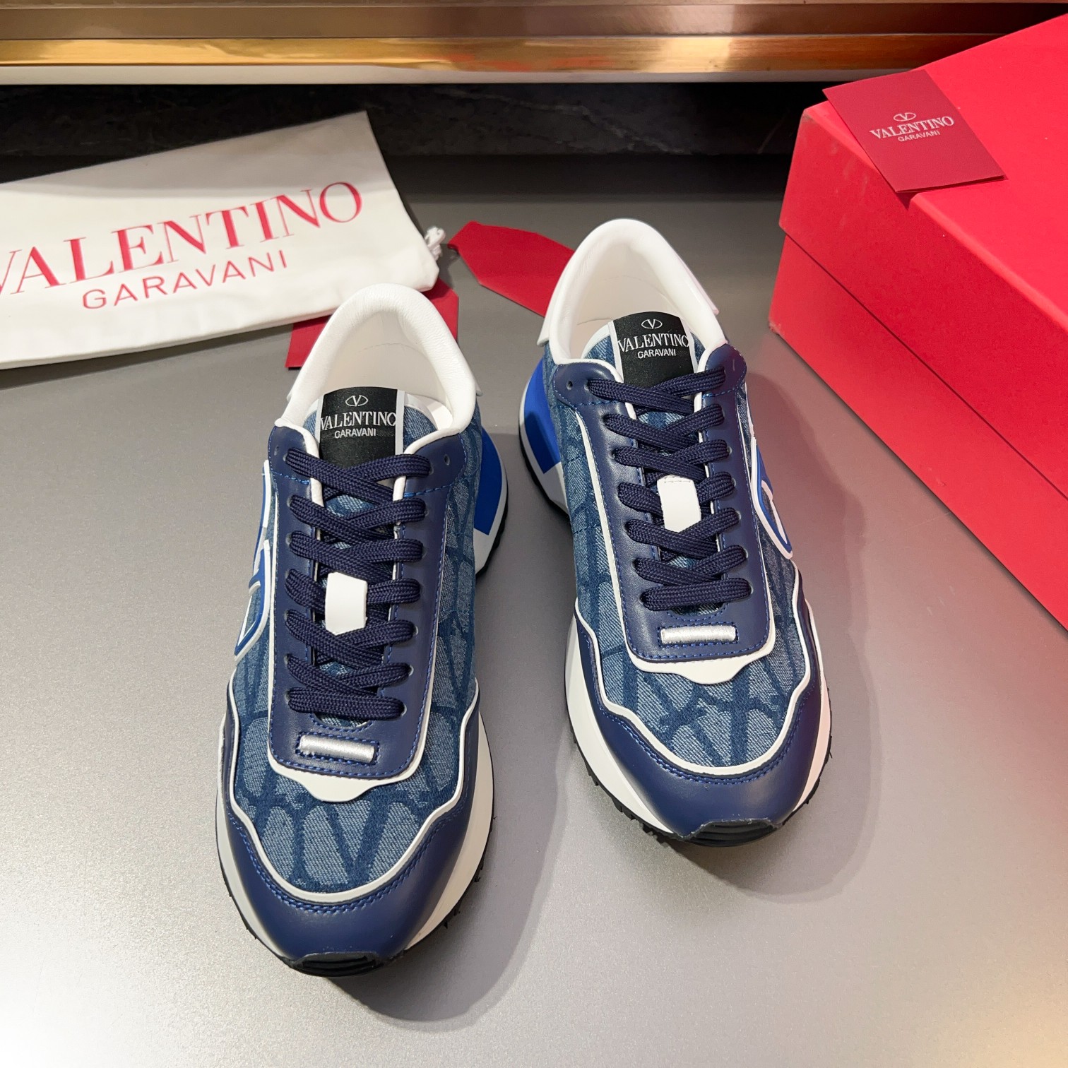 [VALENTINO] Valentino P370-Calidad de gama alta Original único - Superior - Nappa piel de becerro, r