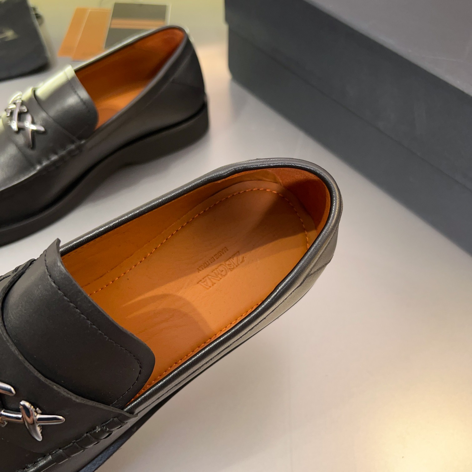 460Ermenegildo zegna Zegna nuevo Garonne Flex zapatos de cuero de los hombres Inevitable un modelo d