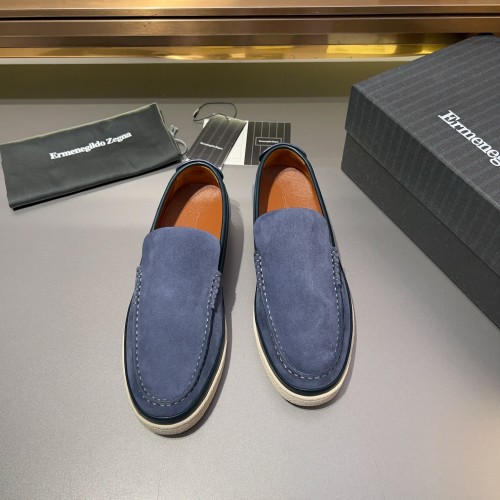 Ermenegildo Zegna Garonne Flex Suede Loafers - Slip-On Style & Comfort 1 Ermenegildo Zegna Garonne Flex Suede Loafers - Slip-On Style & Comfort