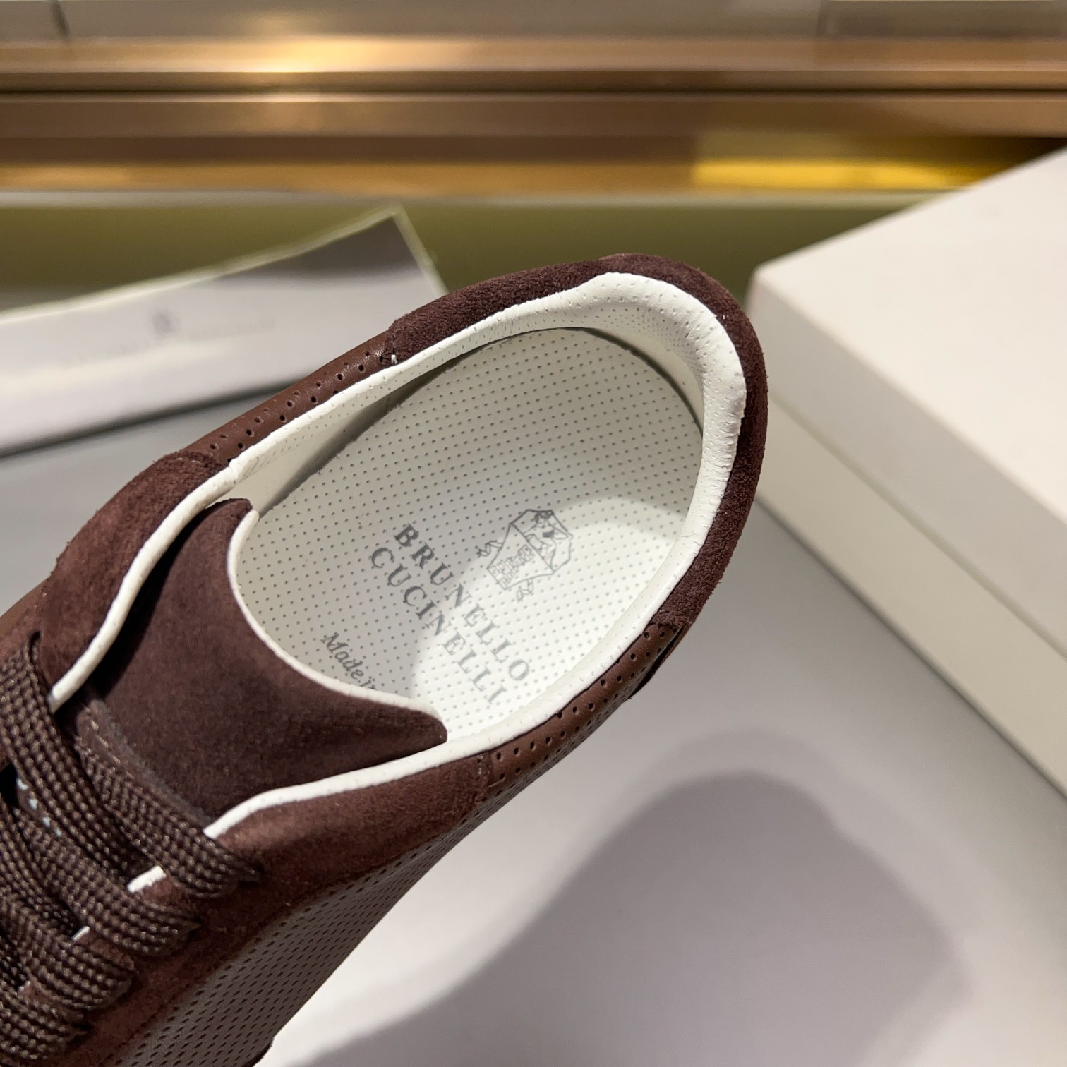 Brunello Cucinelli Men's Leather & Suede Lace-Up Casual Sneakers 5 a1713353686715 7352