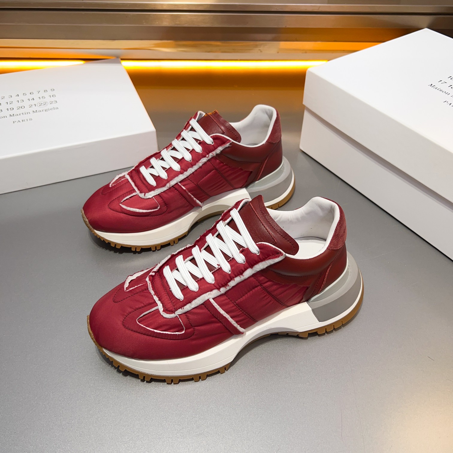 Maison Margiela MM6 Replica Retro Sneakers Multi-Material Patchwork Shoes 3 a1714958211351 6517