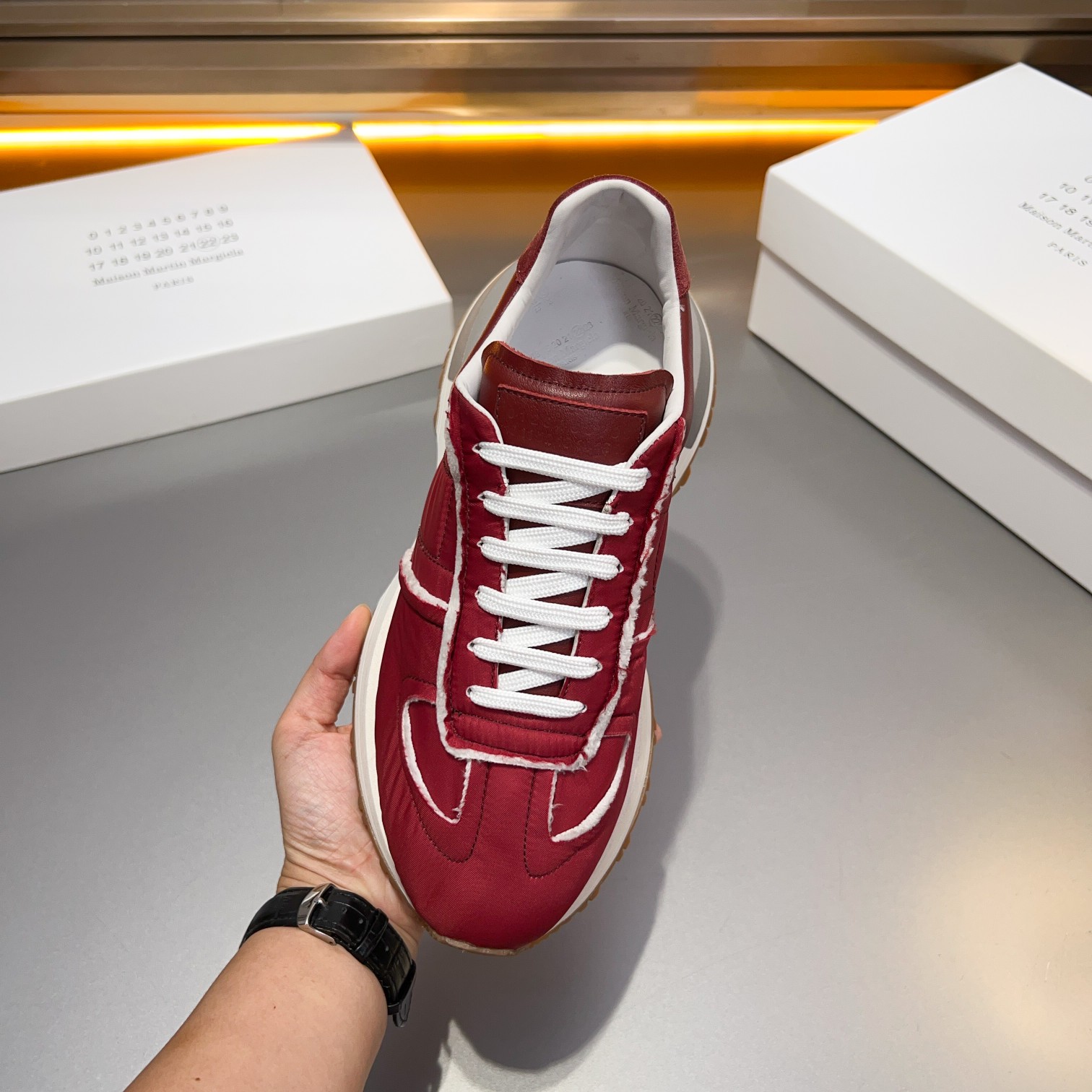 Maison Margiela MM6 Replica Retro Sneakers Multi-Material Patchwork Shoes 6 a1714958211488 4265