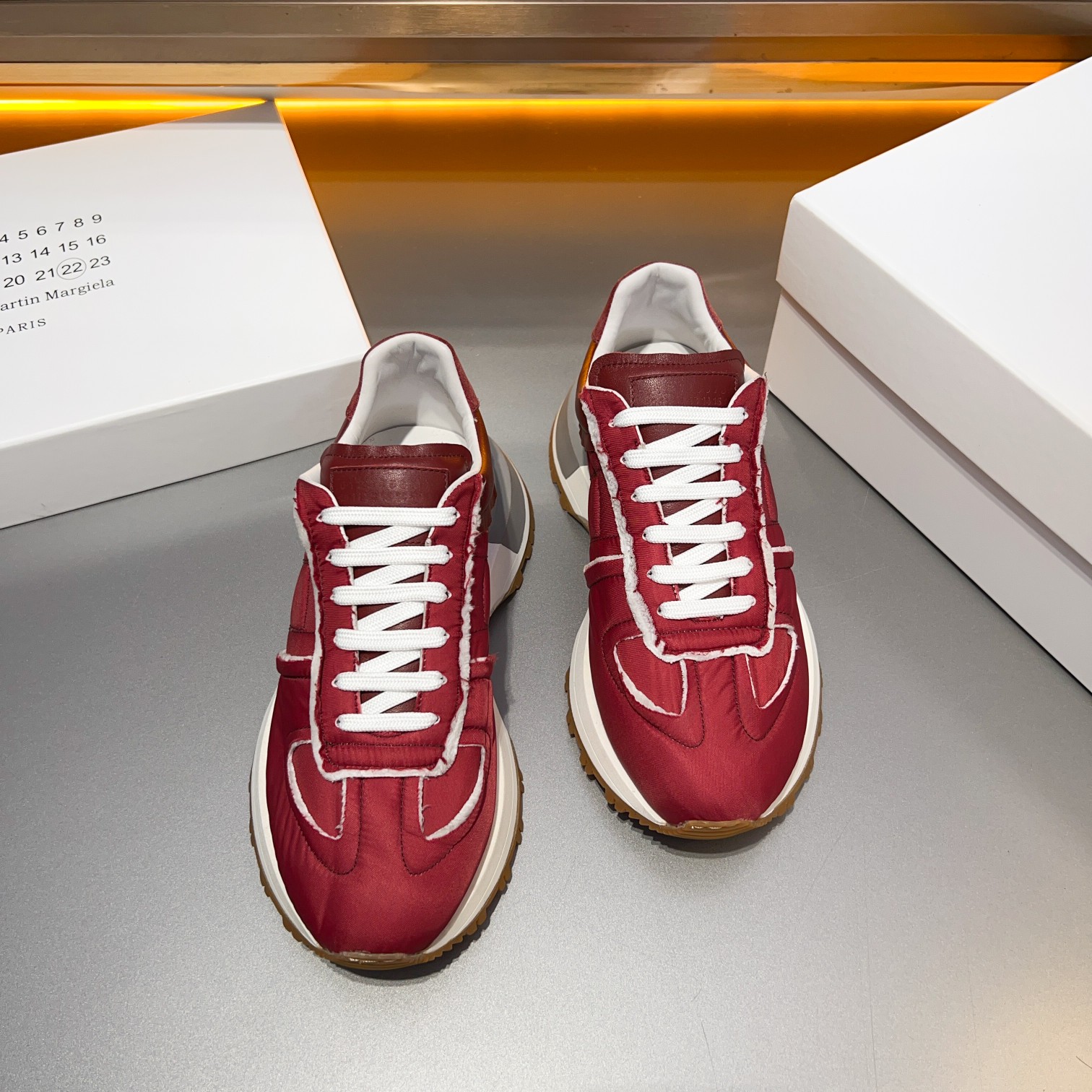 Maison Margiela MM6 Replica Retro Sneakers Multi-Material Patchwork Shoes 2 a1714958211554 3844
