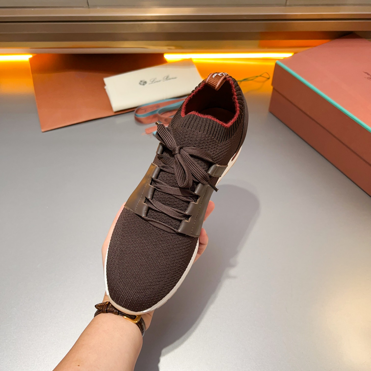 Parejas Hombres y Mujeres Loro Piana Cuatro Estaciones Caminar Deportes Hombres y Mujeres Zapatos LP