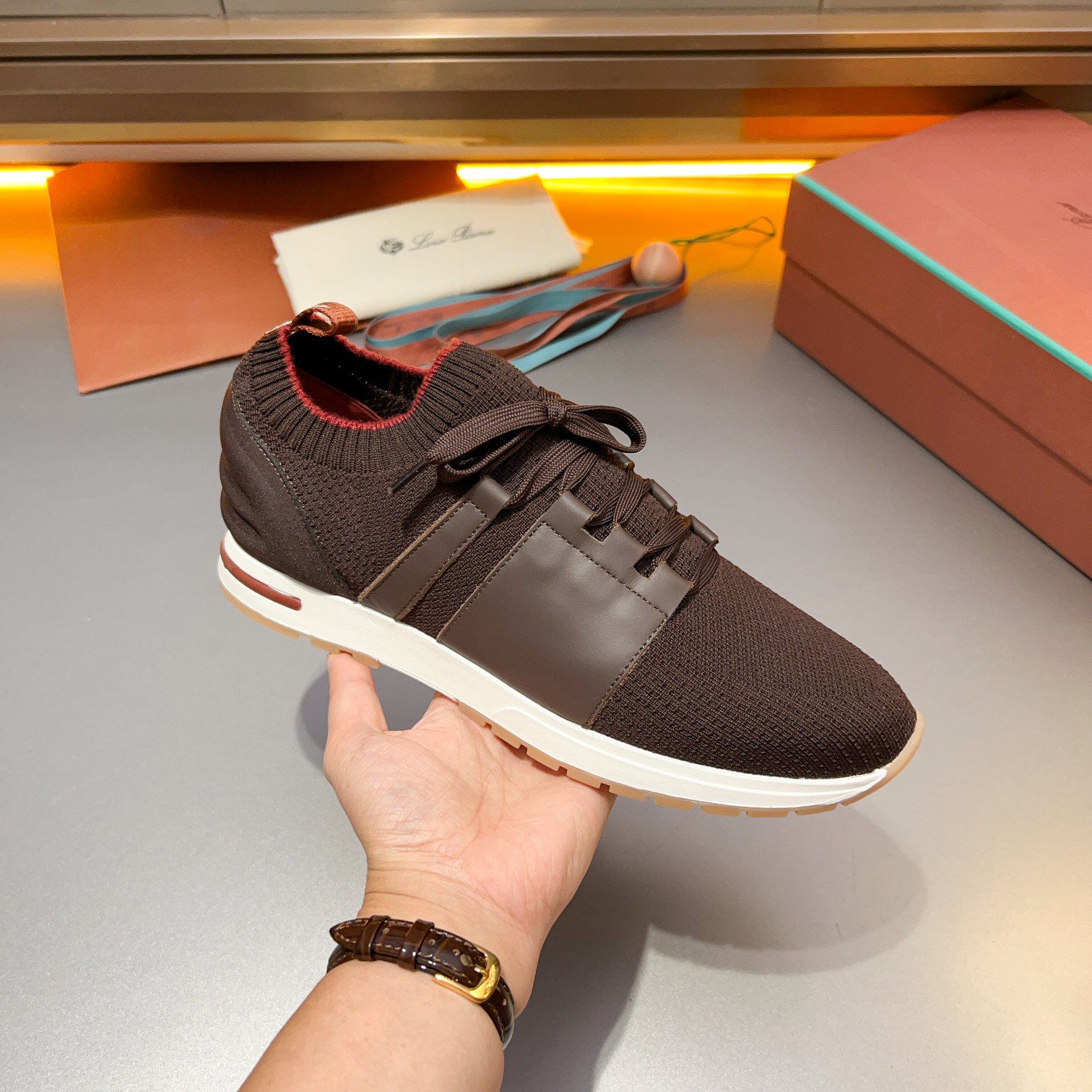 Parejas Hombres y Mujeres Loro Piana Cuatro Estaciones Caminar Deportes Hombres y Mujeres Zapatos LP