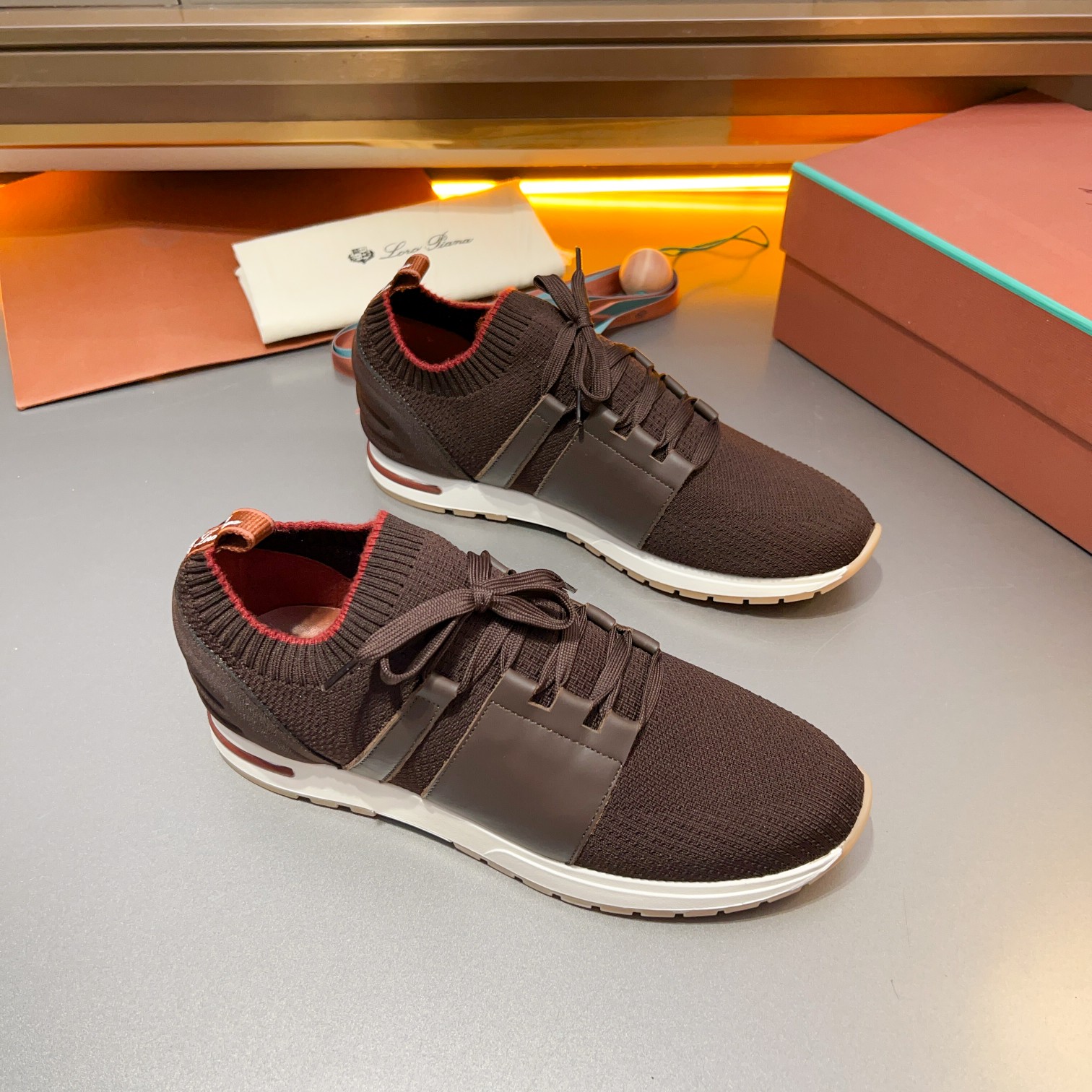 Parejas Hombres y Mujeres Loro Piana Cuatro Estaciones Caminar Deportes Hombres y Mujeres Zapatos LP