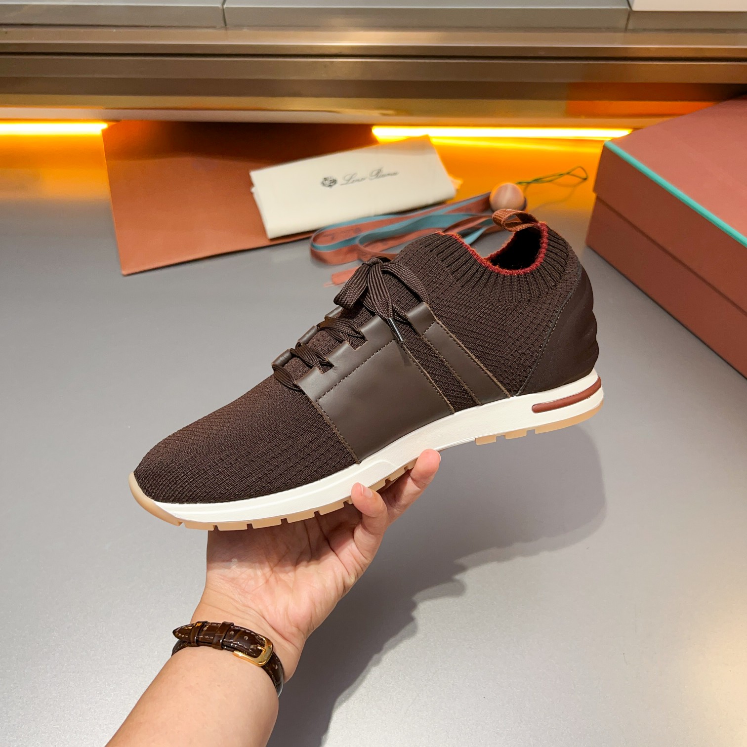 Parejas Hombres y Mujeres Loro Piana Cuatro Estaciones Caminar Deportes Hombres y Mujeres Zapatos LP