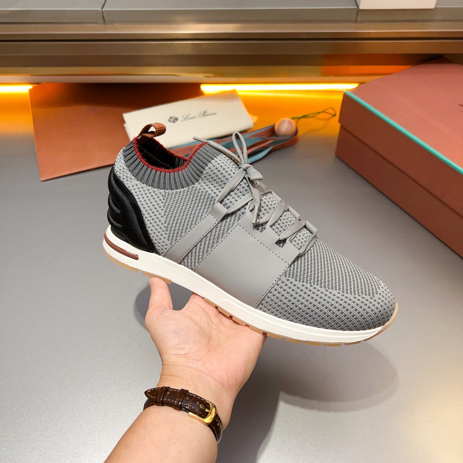 Parejas Hombres y Mujeres Loro Piana Cuatro Estaciones Caminar Deportes Hombres y Mujeres Zapatos LP
