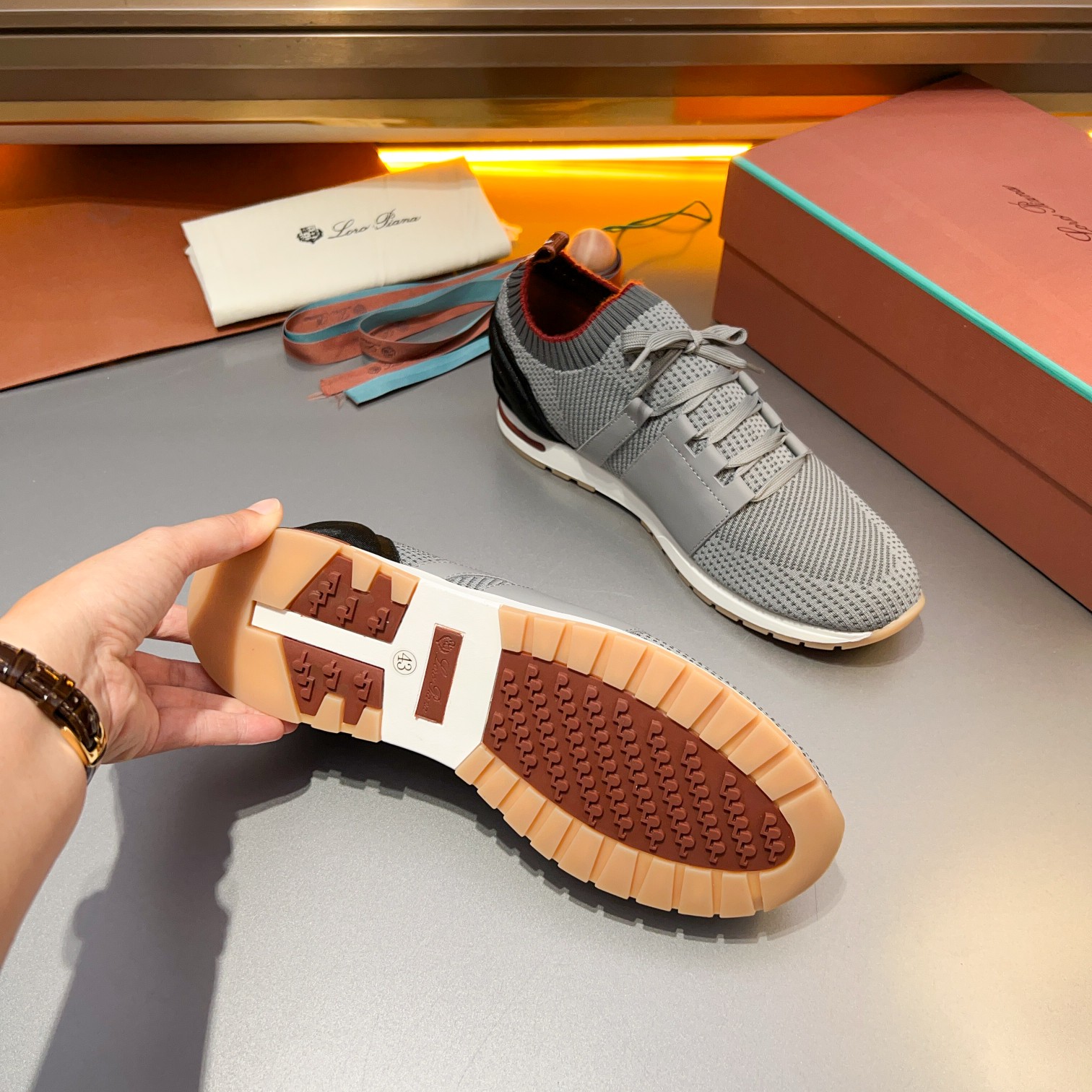 Parejas Hombres y Mujeres Loro Piana Cuatro Estaciones Caminar Deportes Hombres y Mujeres Zapatos LP
