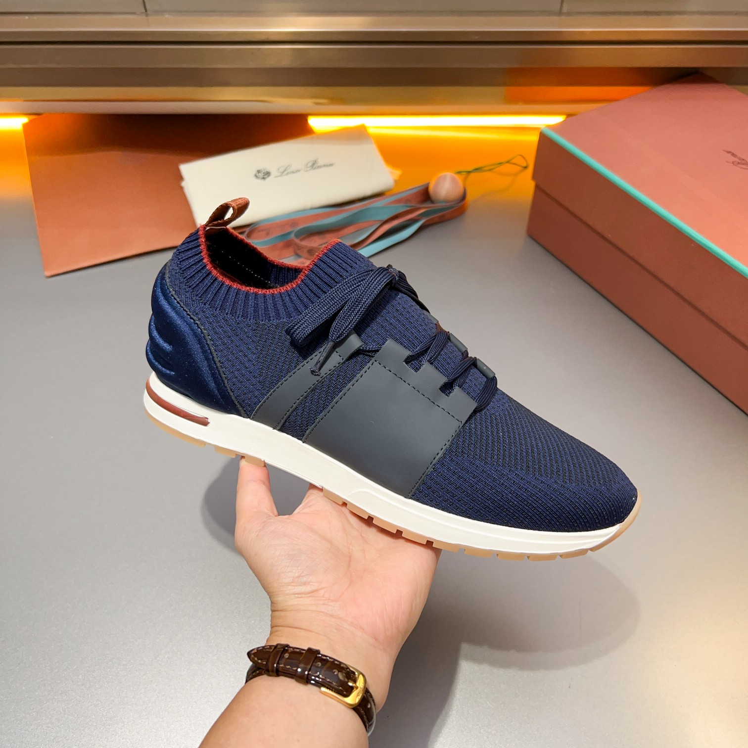Parejas Hombres y Mujeres Loro Piana Cuatro Estaciones Caminar Deportes Hombres y Mujeres Zapatos LP