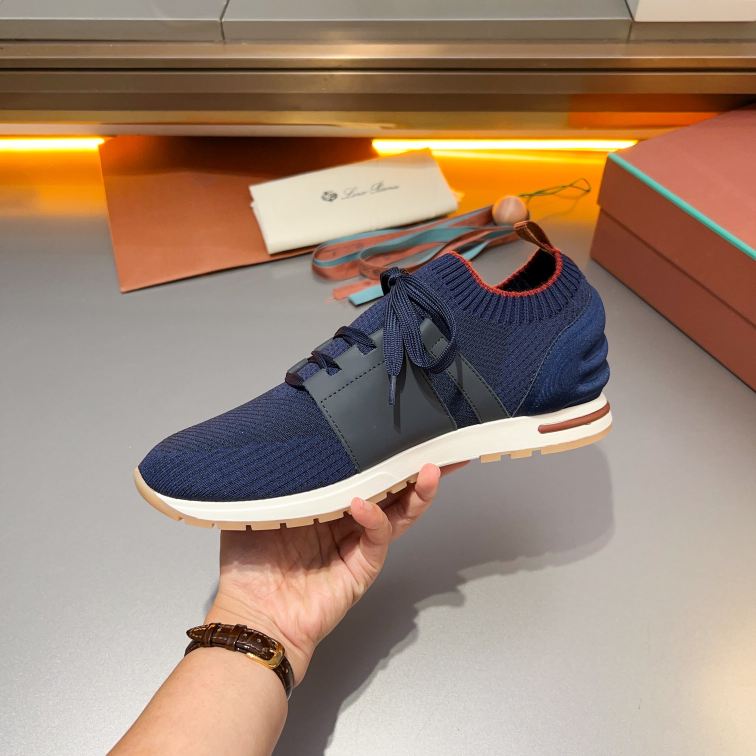Parejas Hombres y Mujeres Loro Piana Cuatro Estaciones Caminar Deportes Hombres y Mujeres Zapatos LP