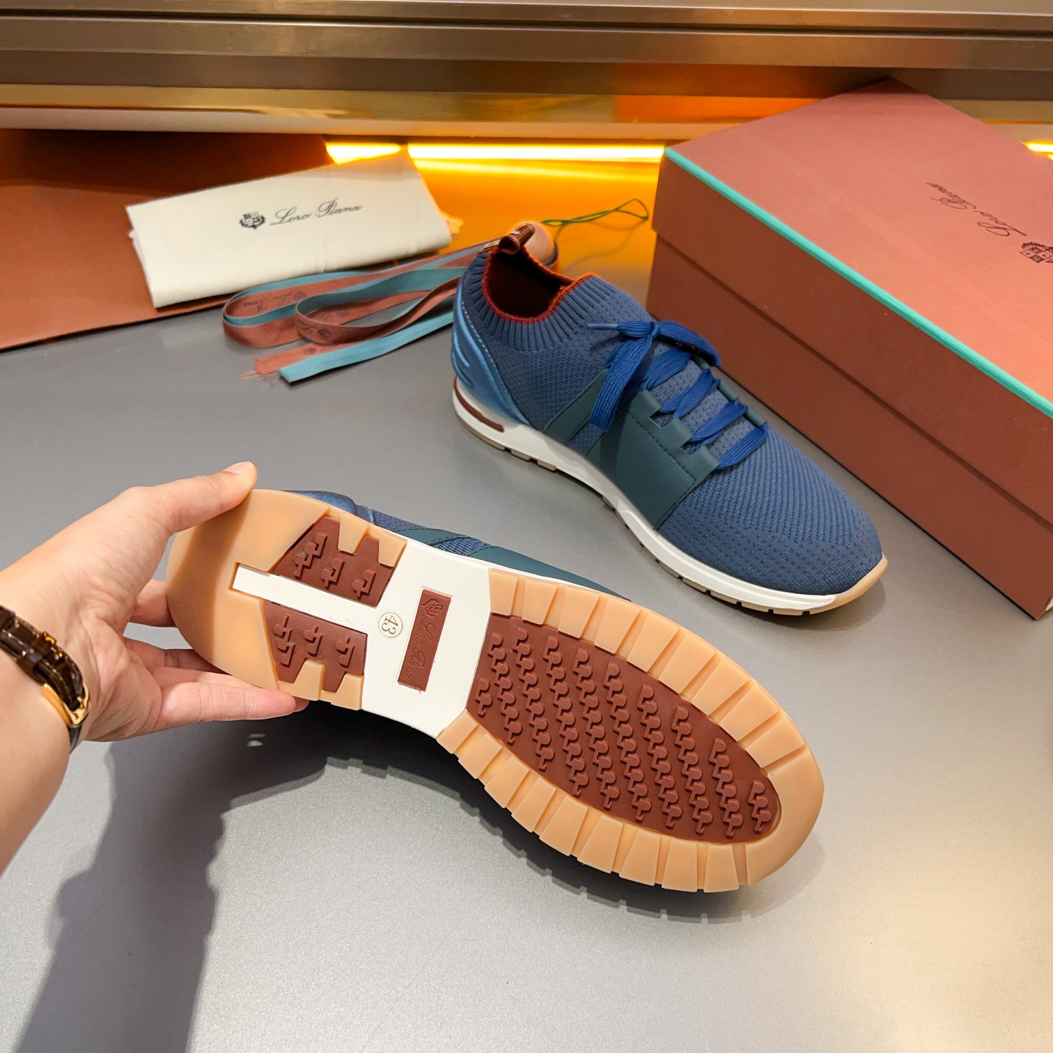 Parejas Hombres y Mujeres Loro Piana Cuatro Estaciones Caminar Deportes Hombres y Mujeres Zapatos LP