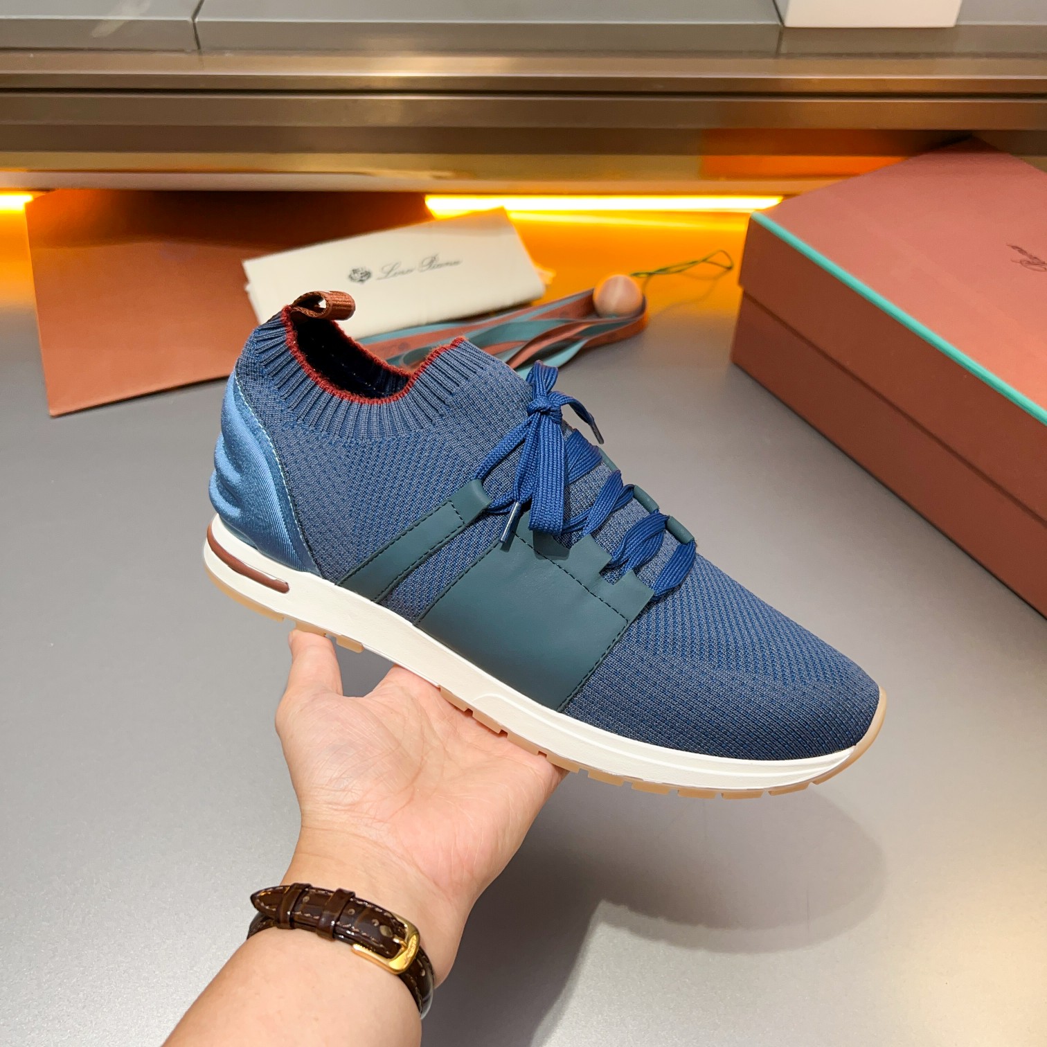 Parejas Hombres y Mujeres Loro Piana Cuatro Estaciones Caminar Deportes Hombres y Mujeres Zapatos LP