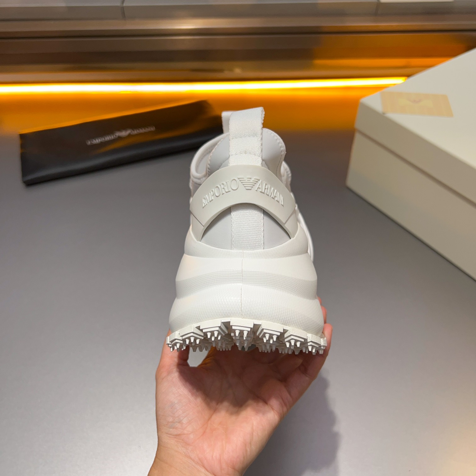 GIORGIO ARMANI/Giorgio Armani 2024ss nuevas zapatillas de deporte, ouch esto es demasiado cool! El a