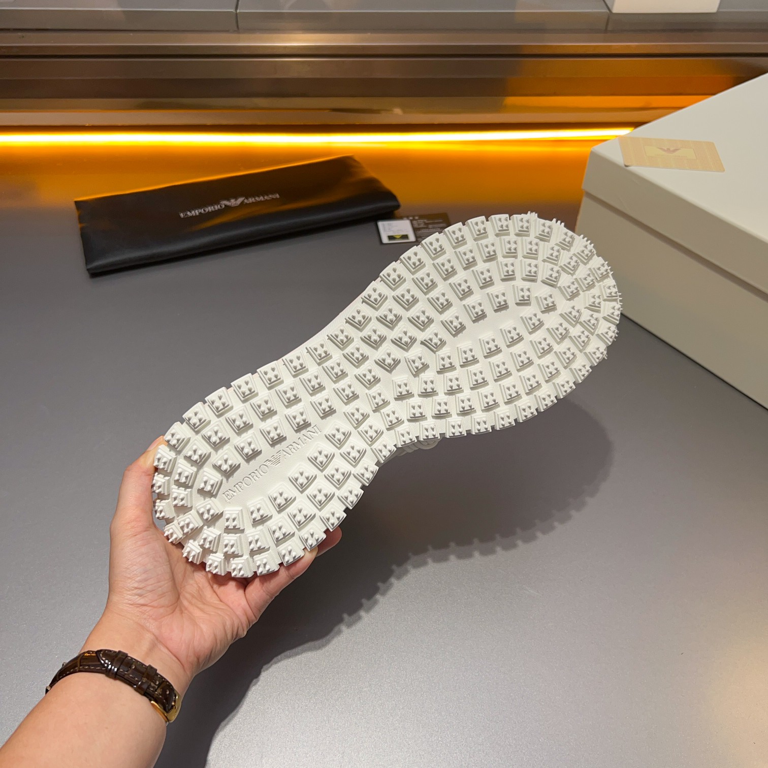 GIORGIO ARMANI/Giorgio Armani 2024ss nuevas zapatillas de deporte, ouch esto es demasiado cool! El a