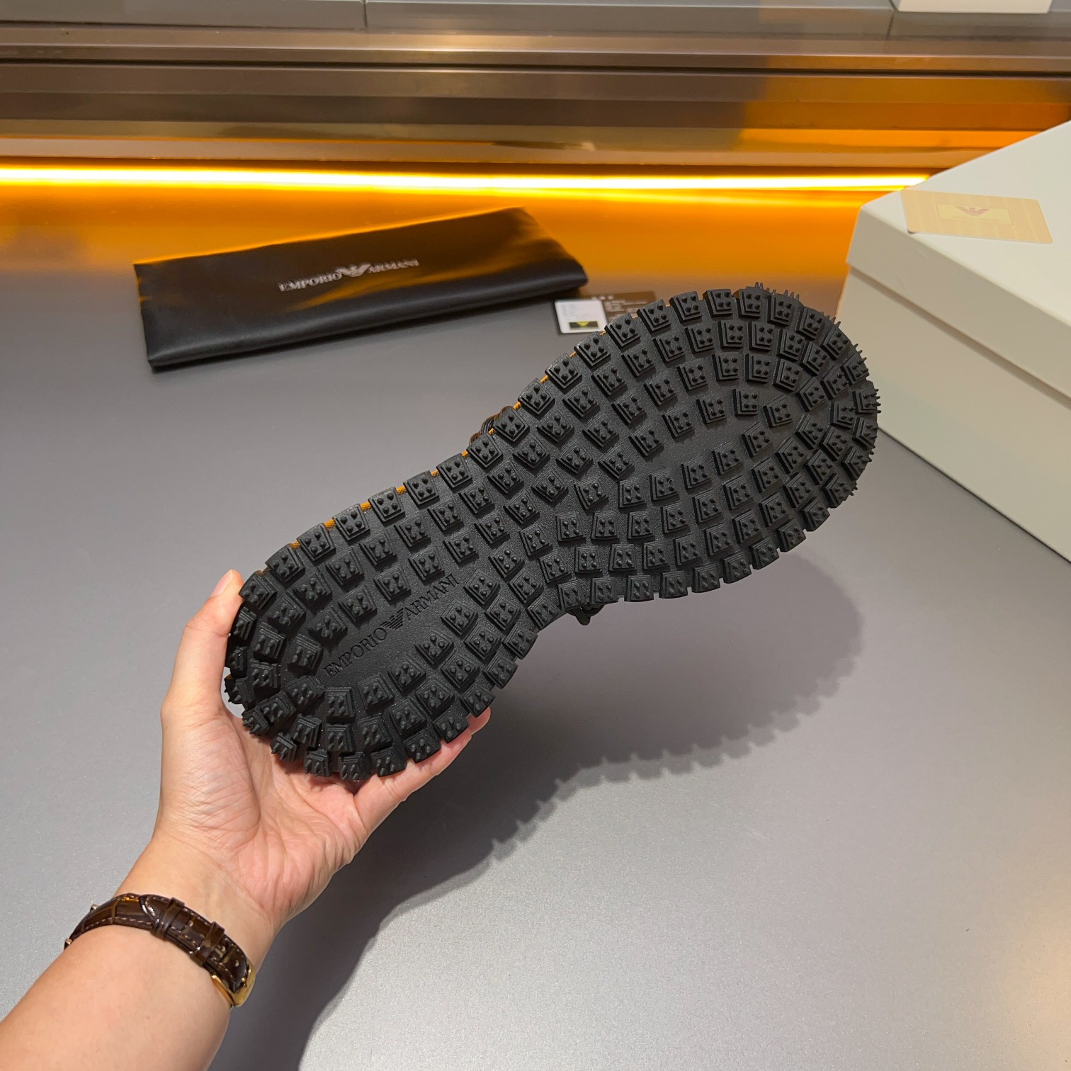 GIORGIO ARMANI/Giorgio Armani 2024ss nuevas zapatillas de deporte, ouch esto es demasiado cool! El a