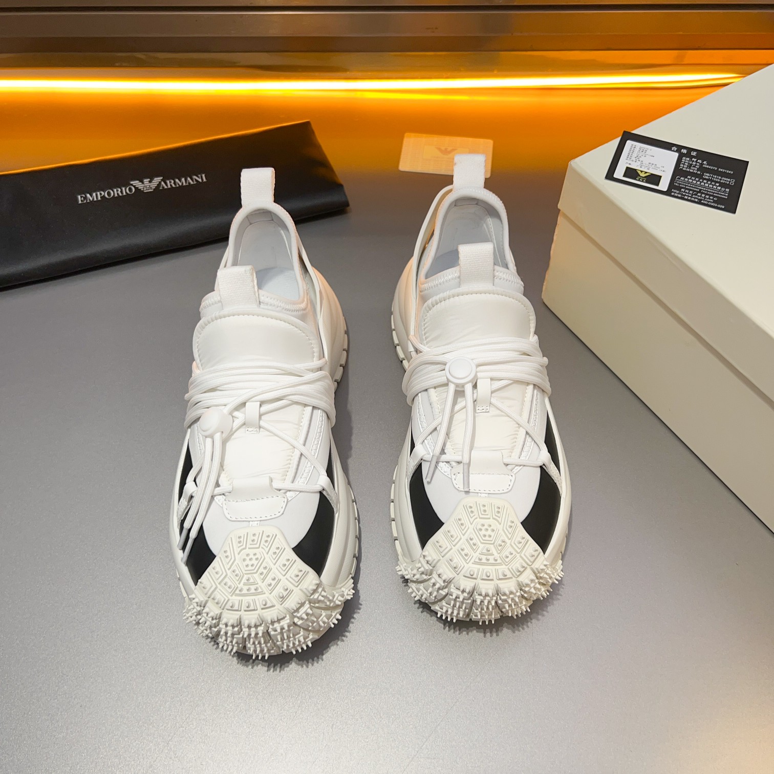 GIORGIO ARMANI/Giorgio Armani 2024ss nuevas zapatillas de deporte, ouch esto es demasiado cool! El a