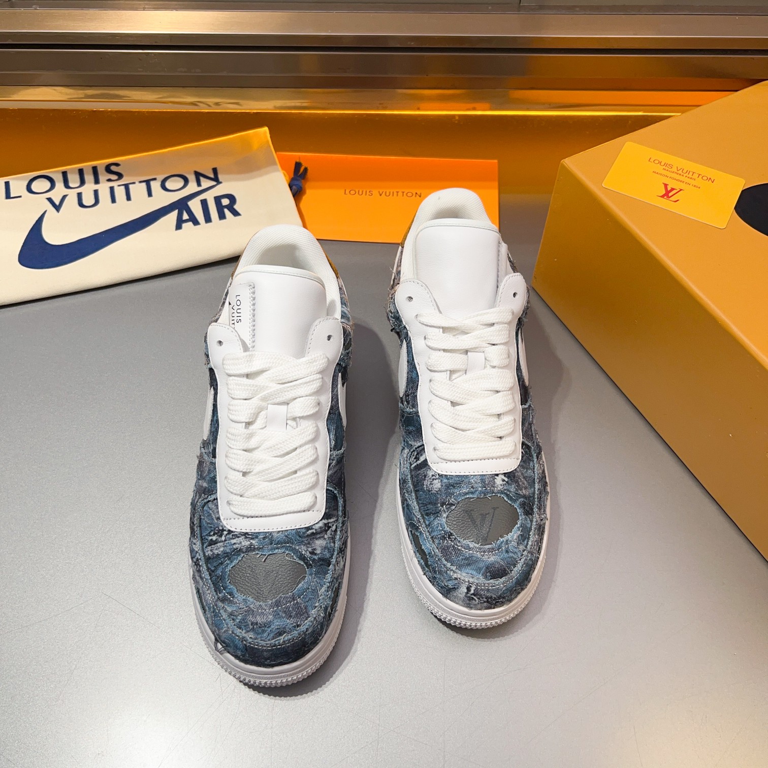 Loui* Vuitto* x Nike tide cool zapatillas casual para hombre, con colores inmejorables, la idea de d