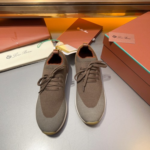 Loro Piana Soho Walk Men's Sneakers Lightweight Calfskin Casual Shoes