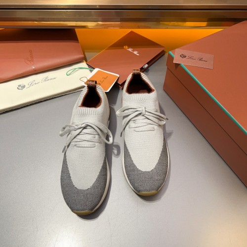 Loro Piana Soho Walk Men's Sneakers Lightweight Calfskin Lace-Up Shoes 1 Loro Piana Soho Walk Men's Sneakers Lightweight Calfskin Lace-Up Shoes