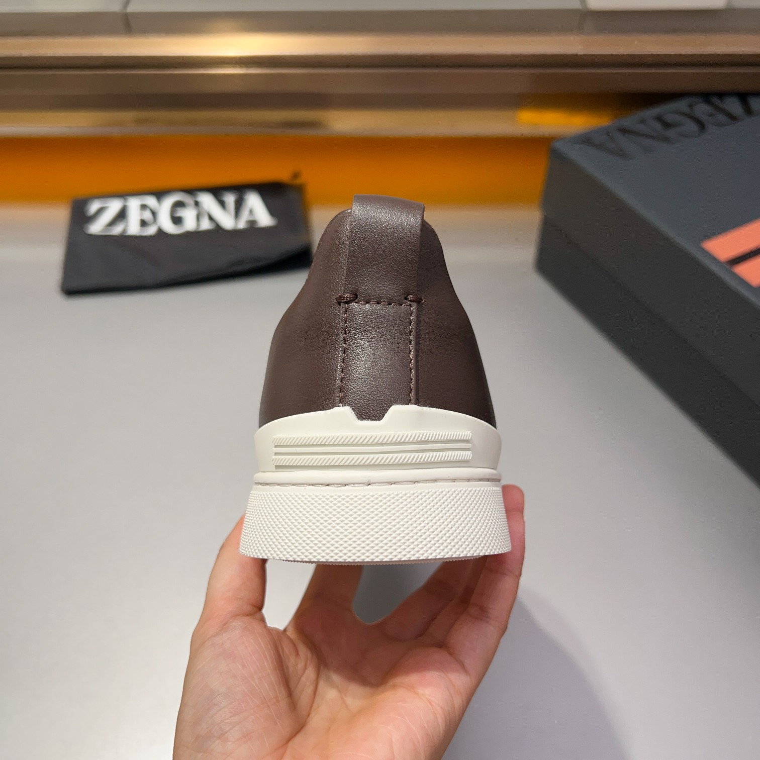 370Ermenegildo Zegna Ermenegildo Zegna Piel lisa Zapatillas bajas TIZIANOLas zapatillas bajas Tizian