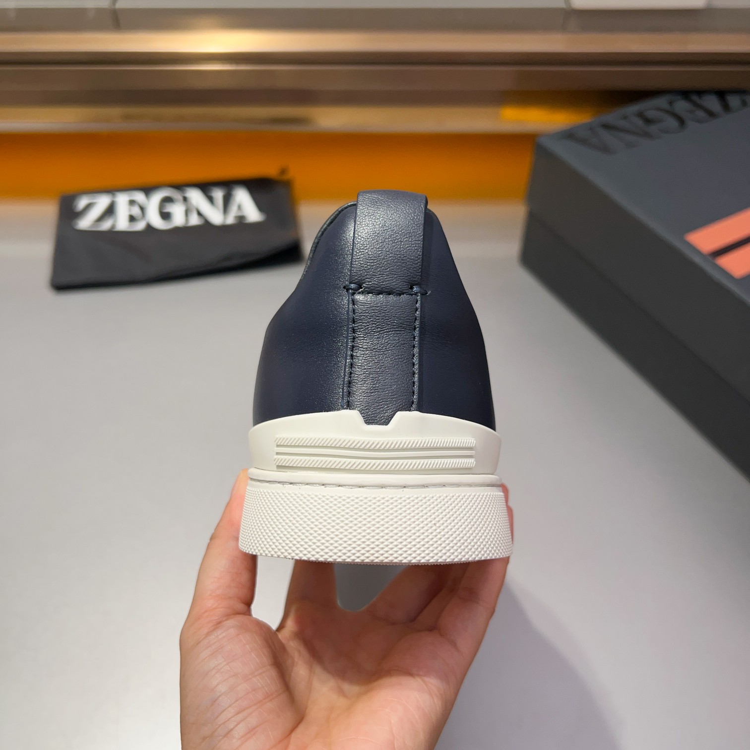 370Ermenegildo Zegna Ermenegildo Zegna Piel lisa Zapatillas bajas TIZIANOLas zapatillas bajas Tizian