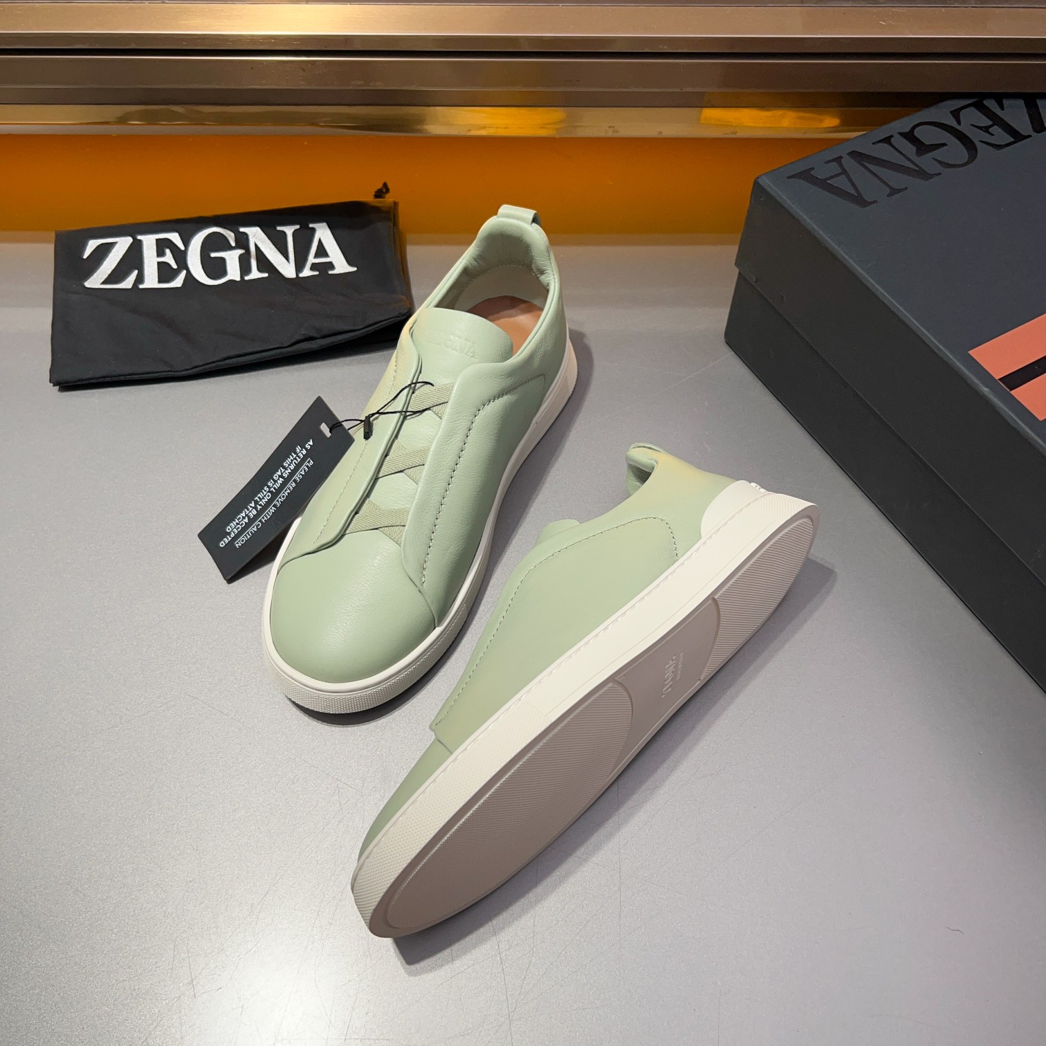 370Ermenegildo Zegna Ermenegildo Zegna Piel lisa Zapatillas bajas TIZIANOLas zapatillas bajas Tizian
