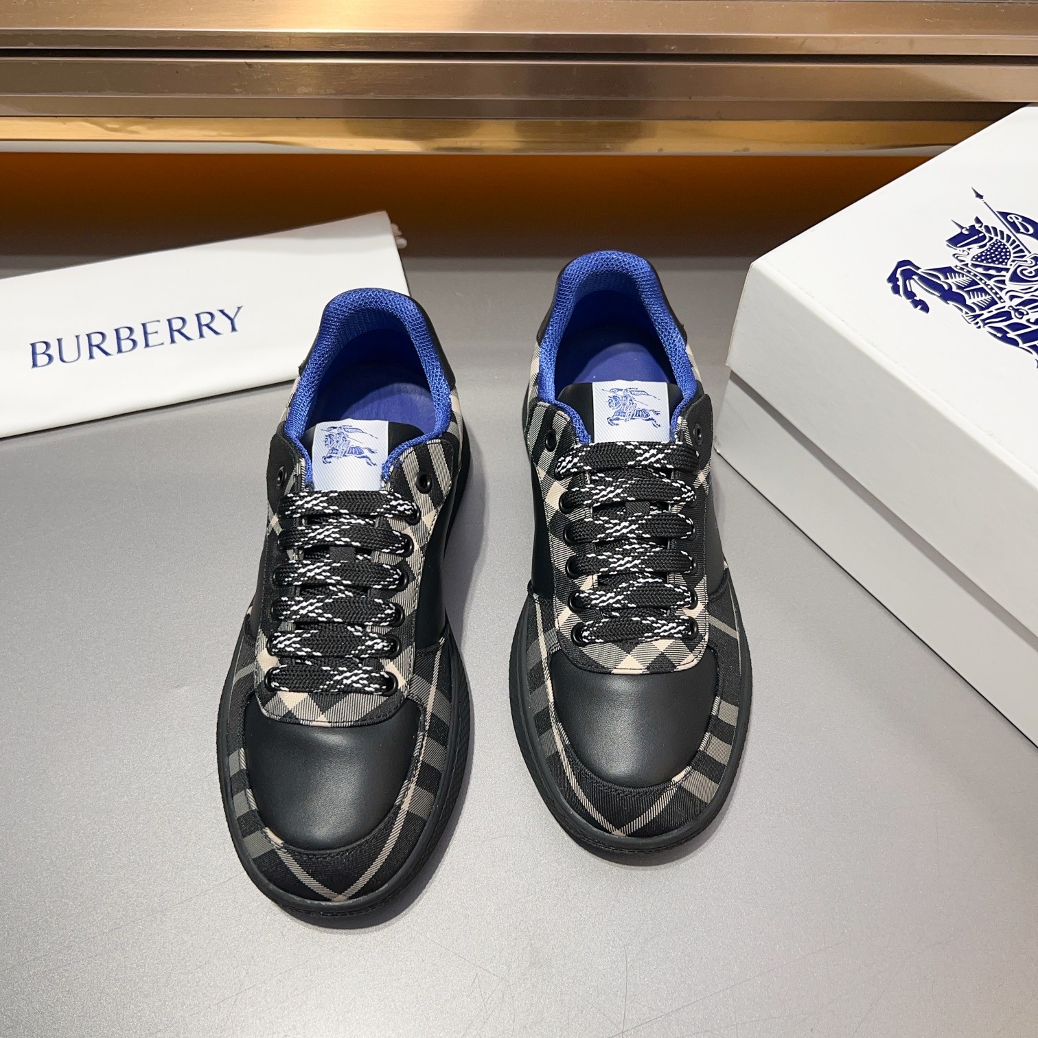 Burberry Shoes Sneakers Best Quality Replica
 Men Canvas Cotton Cowhide TPU Vintage Low Tops