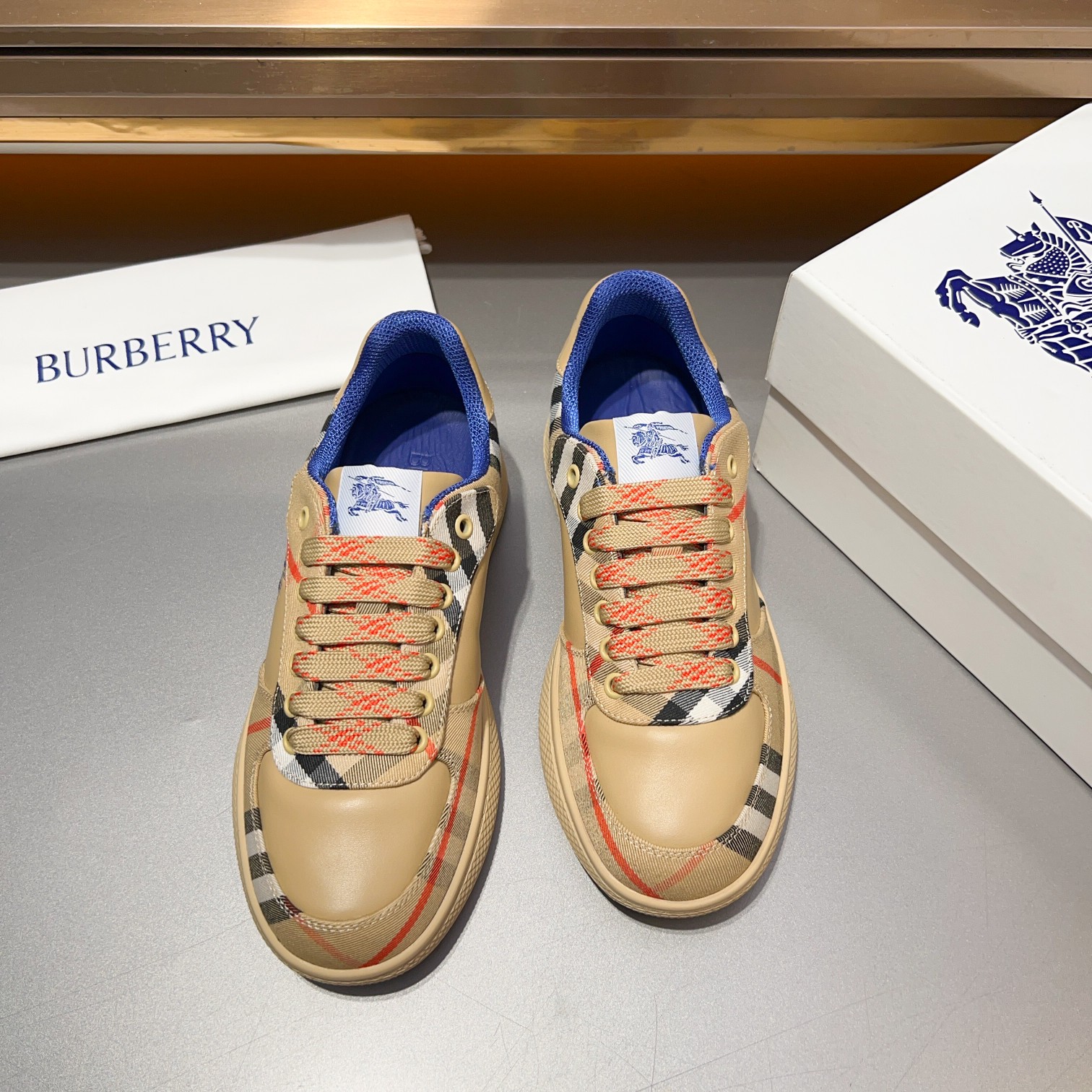 Burberry Shoes Sneakers 2023 AAA Replica Customize
 Men Canvas Cotton Cowhide TPU Vintage Low Tops