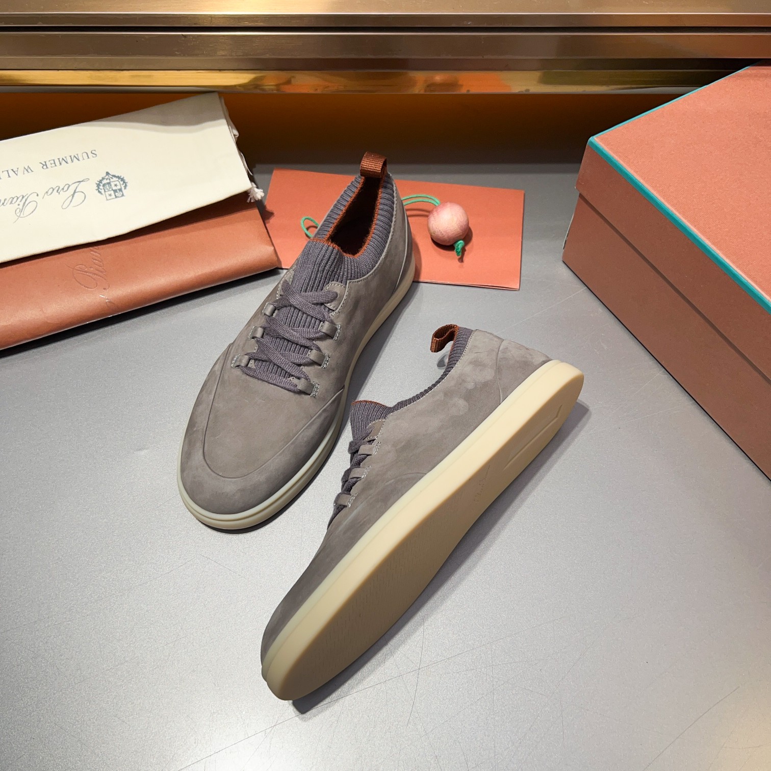 LP Home Nuevos Productos Loro Pian* Noyo* Flutterby Soho Walk Men's Sneakers Precio Oficial RMB , Es