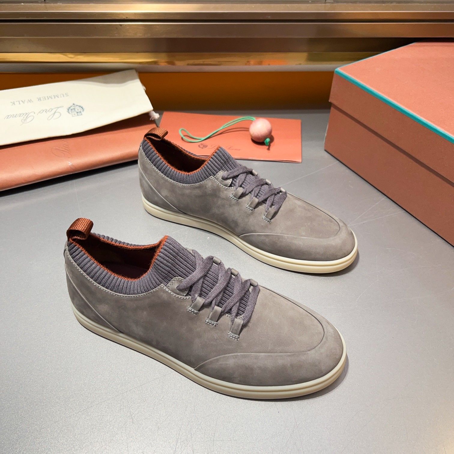 LP Home Nuevos Productos Loro Pian* Noyo* Flutterby Soho Walk Men's Sneakers Precio Oficial RMB , Es