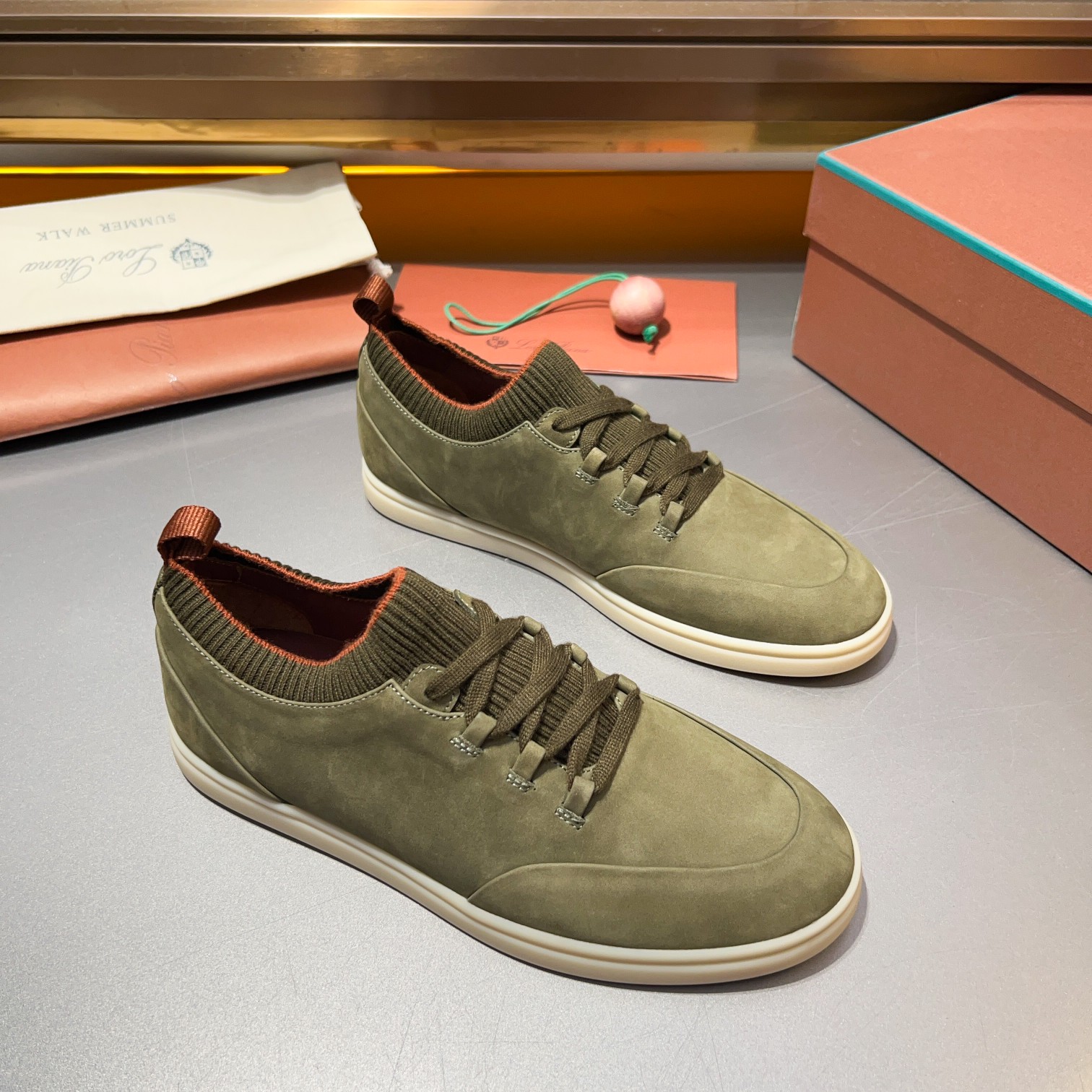 LP Home Nuevos Productos Loro Pian* Noyo* Flutterby Soho Walk Men's Sneakers Precio Oficial RMB , Es