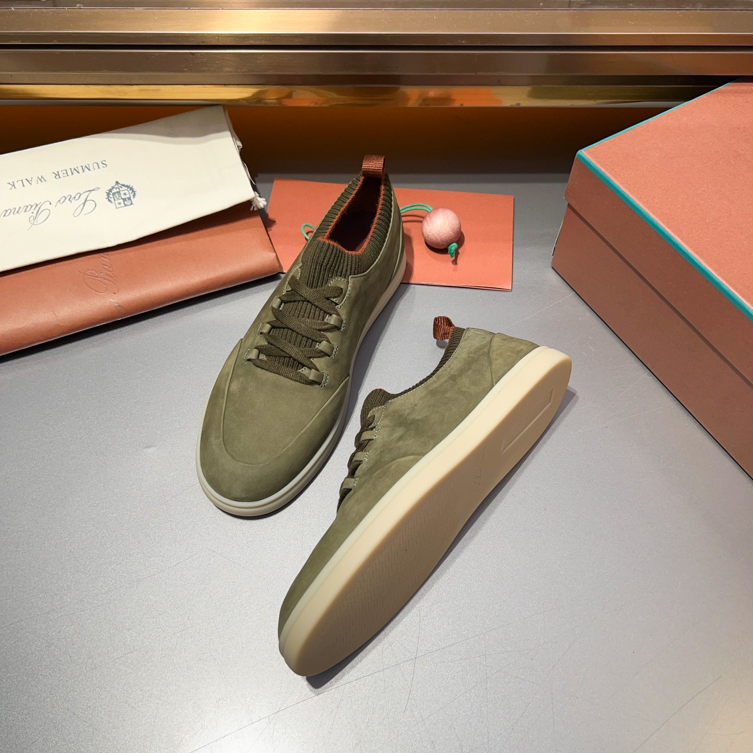 LP Home Nuevos Productos Loro Pian* Noyo* Flutterby Soho Walk Men's Sneakers Precio Oficial RMB , Es
