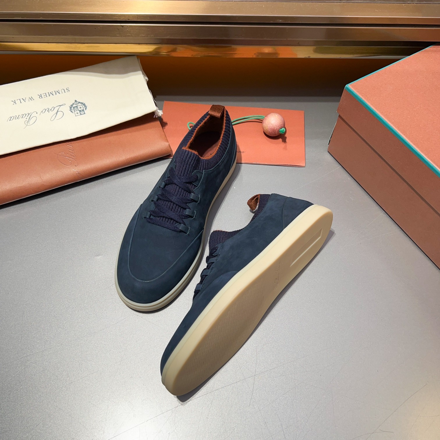 LP Home Nuevos Productos Loro Pian* Noyo* Flutterby Soho Walk Men's Sneakers Precio Oficial RMB , Es