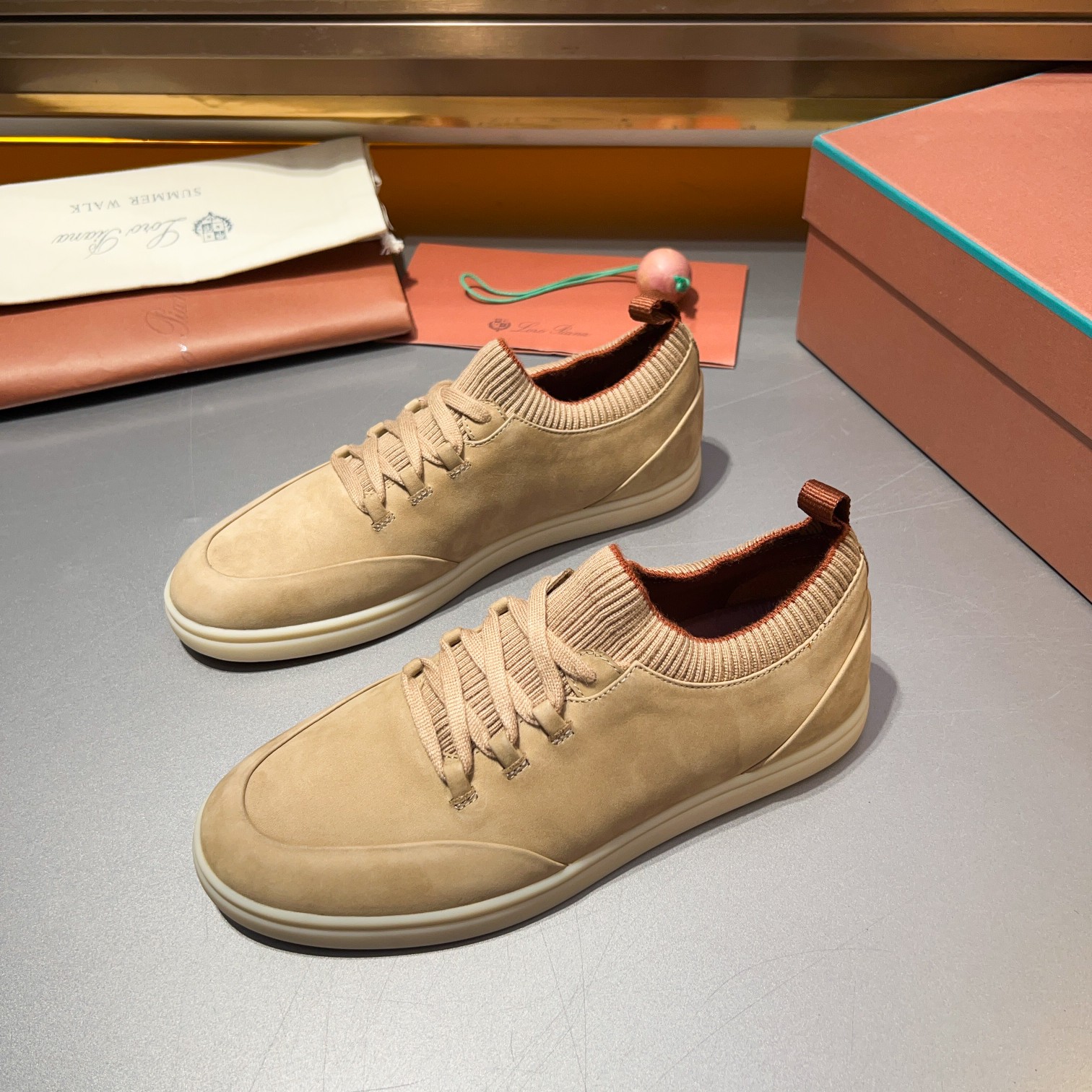 LP Home Nuevos Productos Loro Pian* Noyo* Flutterby Soho Walk Men's Sneakers Precio Oficial RMB , Es
