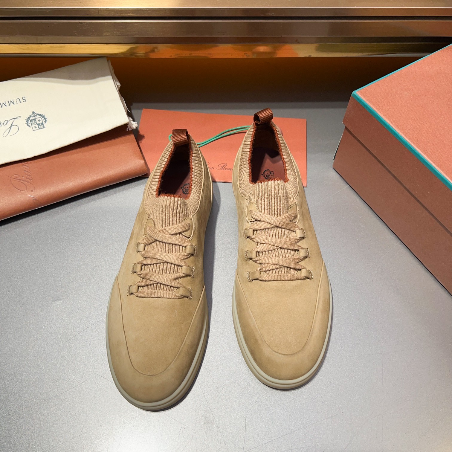 LP Home Nuevos Productos Loro Pian* Noyo* Flutterby Soho Walk Men's Sneakers Precio Oficial RMB , Es